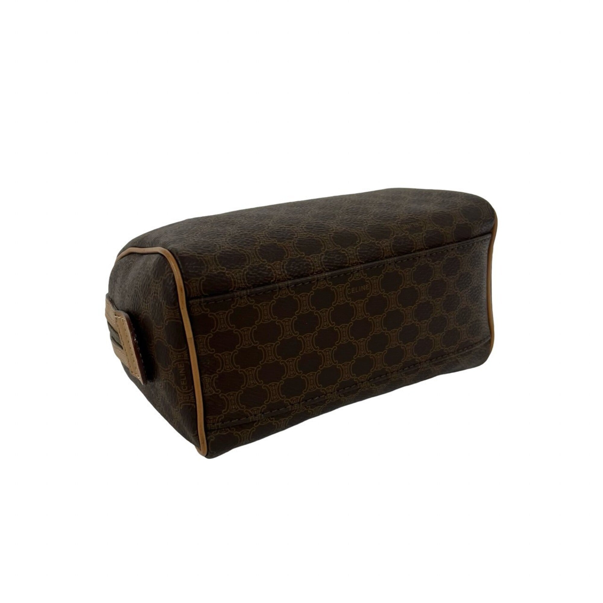 Celine Brown Pvc Leather Handbag Shoulder Bag (Pre-Owned)