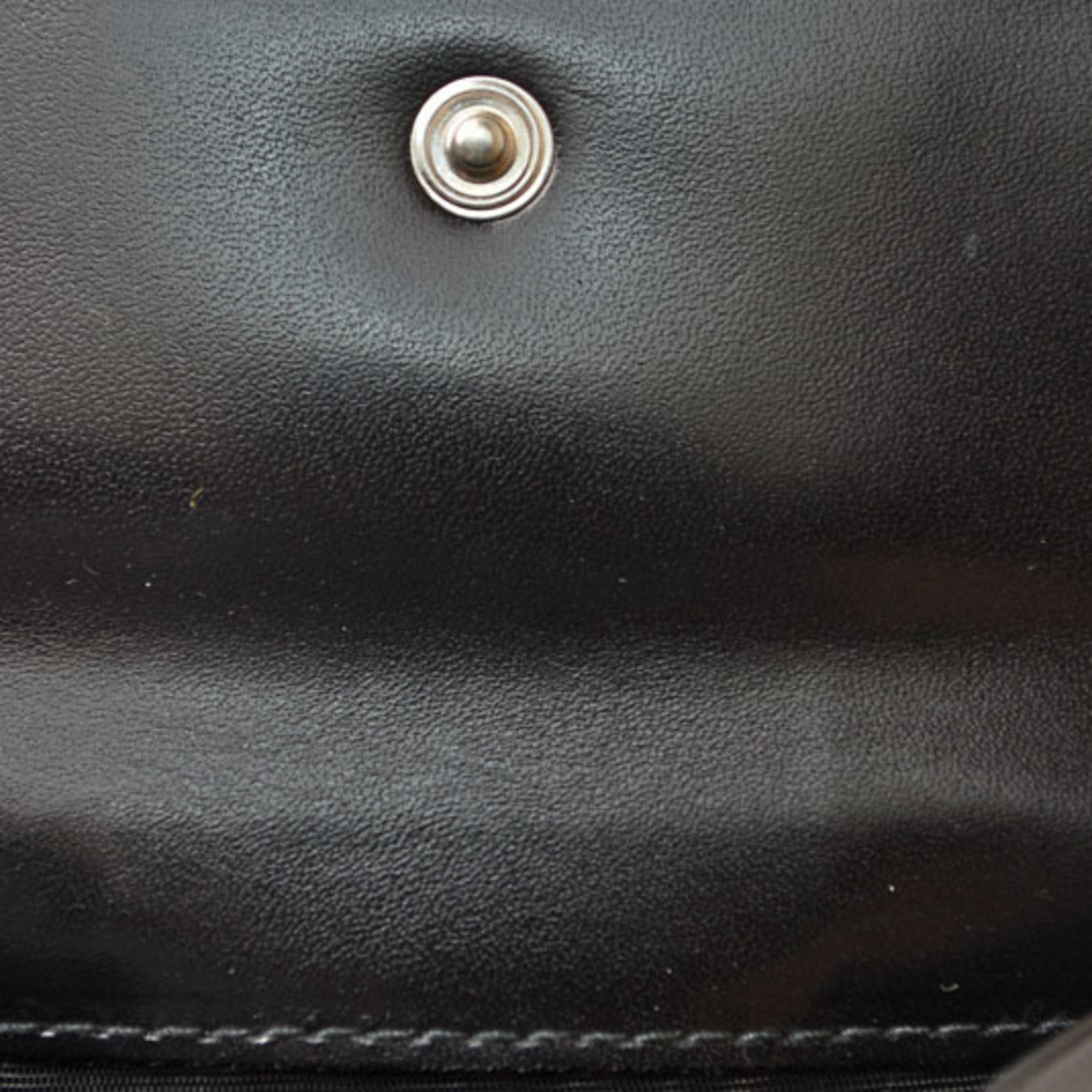 Prada Black Nero Leather Wallet (Tri-Fold) (Pre-Owned)