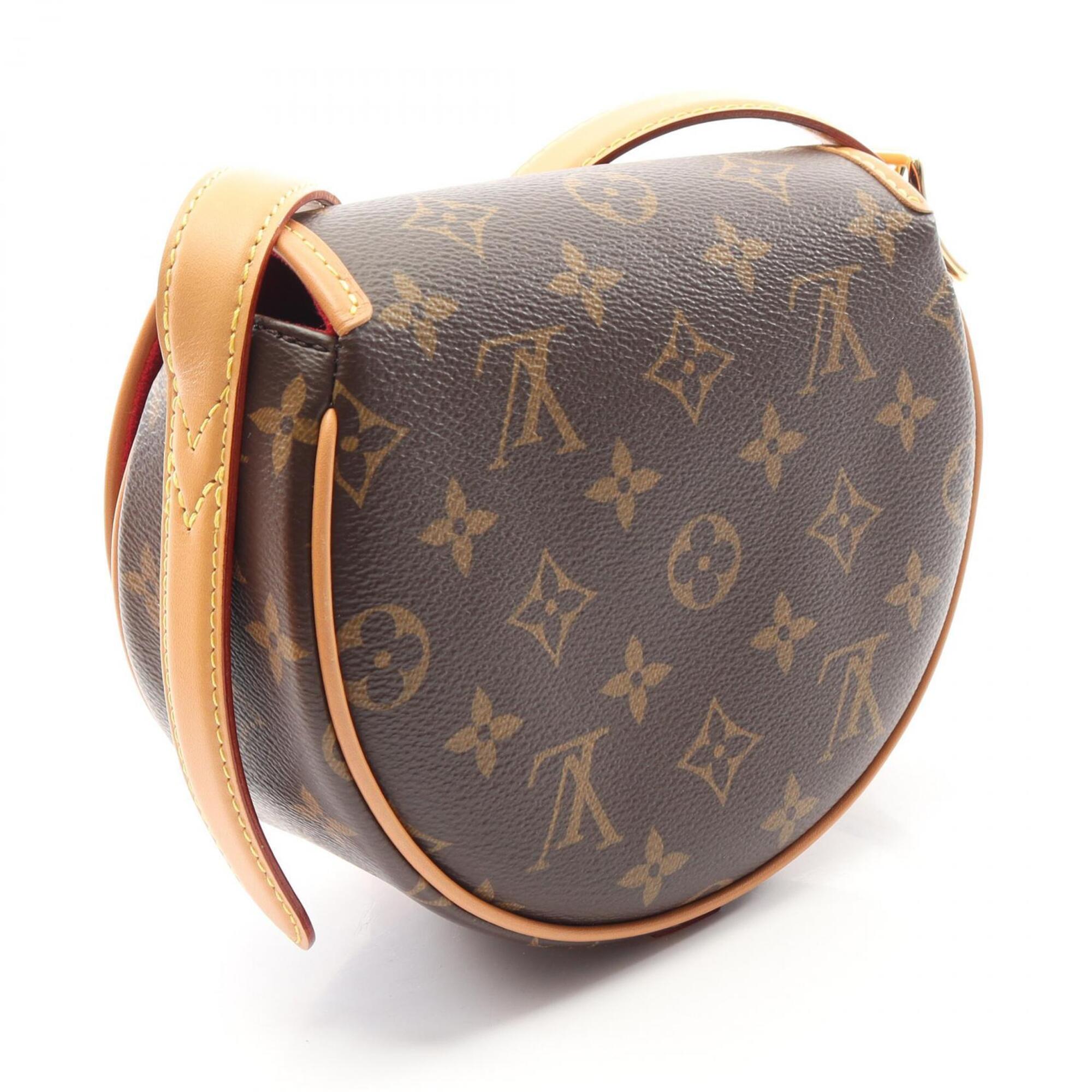 Louis Vuitton Brown Coated Canvas Pvc Monogram Leather Handbag Shoulder Bag (Pre-Owned)