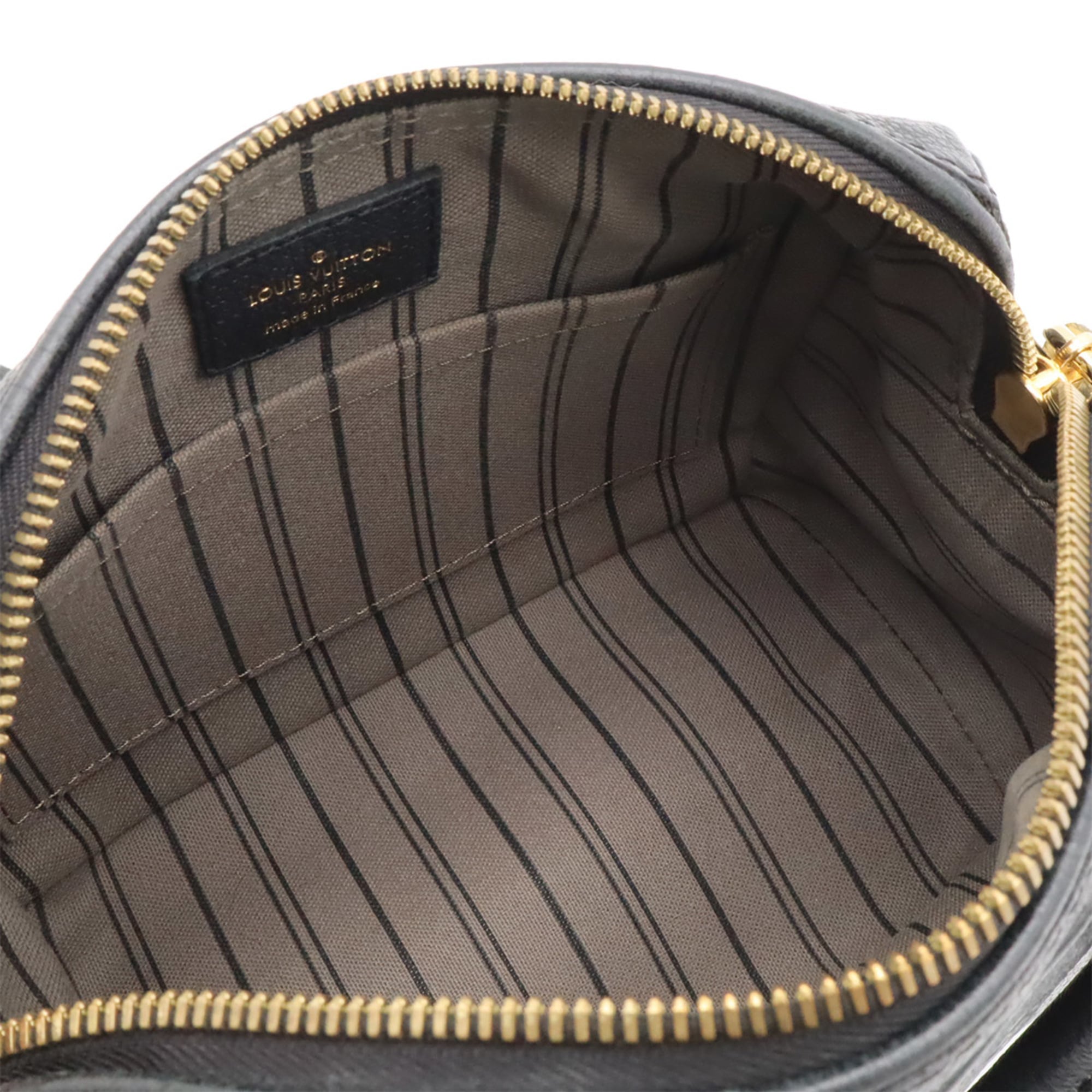 Louis Vuitton Noir Monogram Empreinte Leather Handbag Shoulder Bag (Pre-Owned)