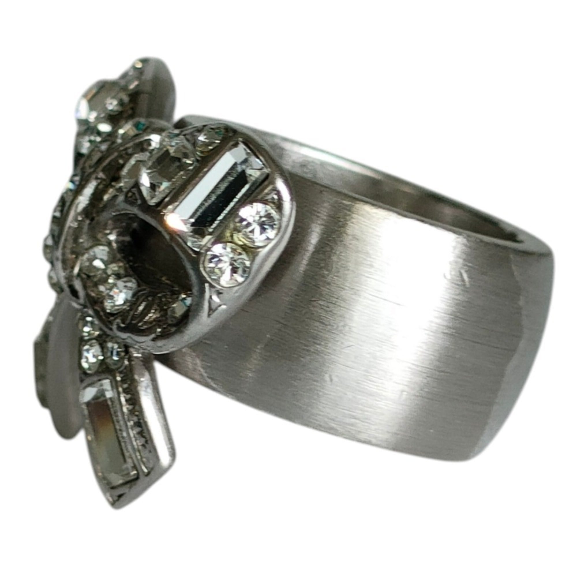 Chanel Silver Band Ring (Pre-Owned)