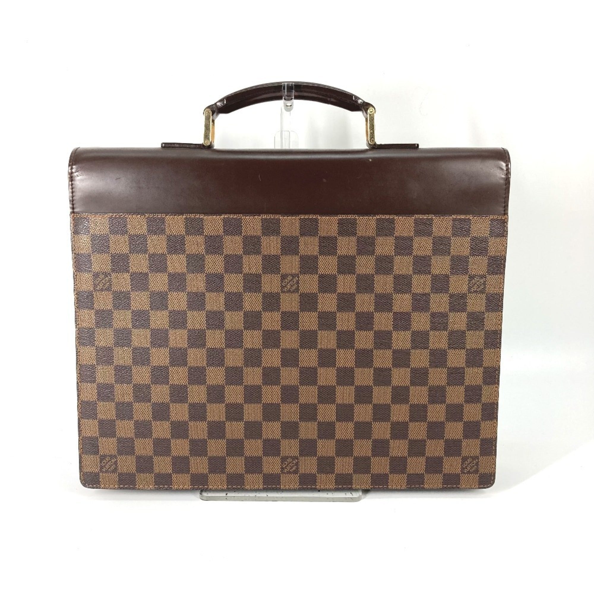 Louis Vuitton Damier Brown Ebene Damier Canvas Briefcase (Pre-Owned)