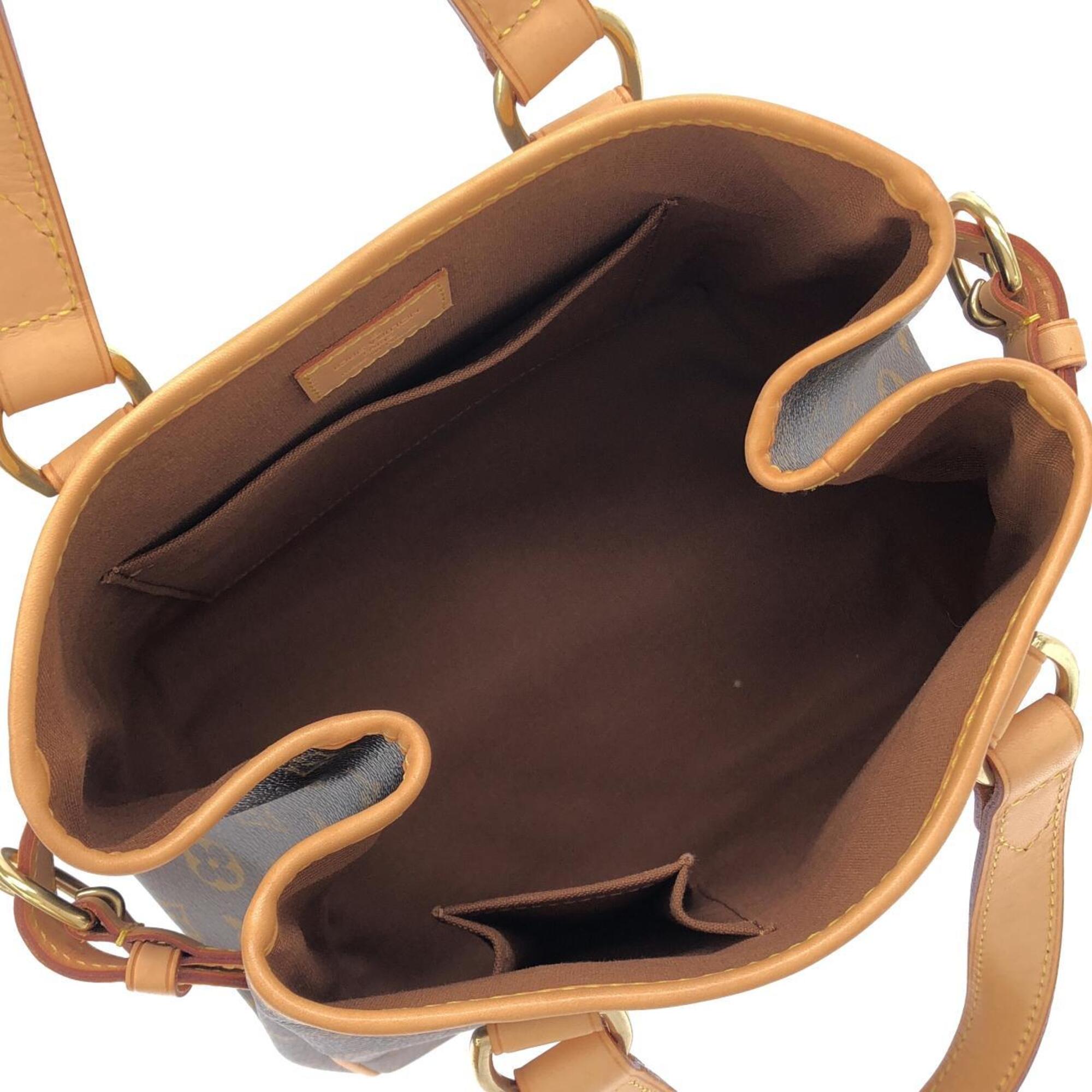 Louis Vuitton Marron Coated Canvas Handbag (Pre-Owned)