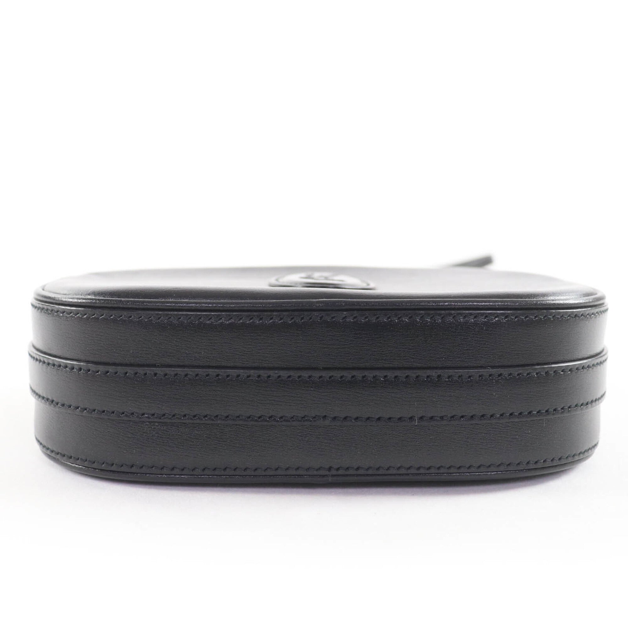 Saint Laurent Black Leather Shoulder Bag (Pre-Owned)