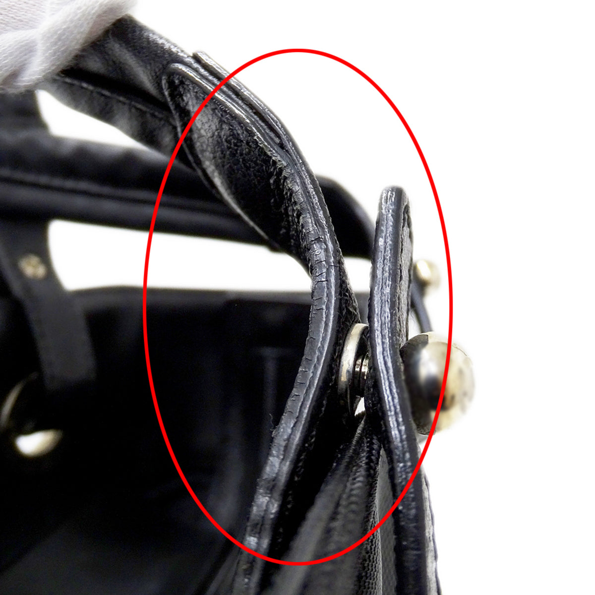 Chanel Black Coated Canvas Tote Bag (Pre-Owned)
