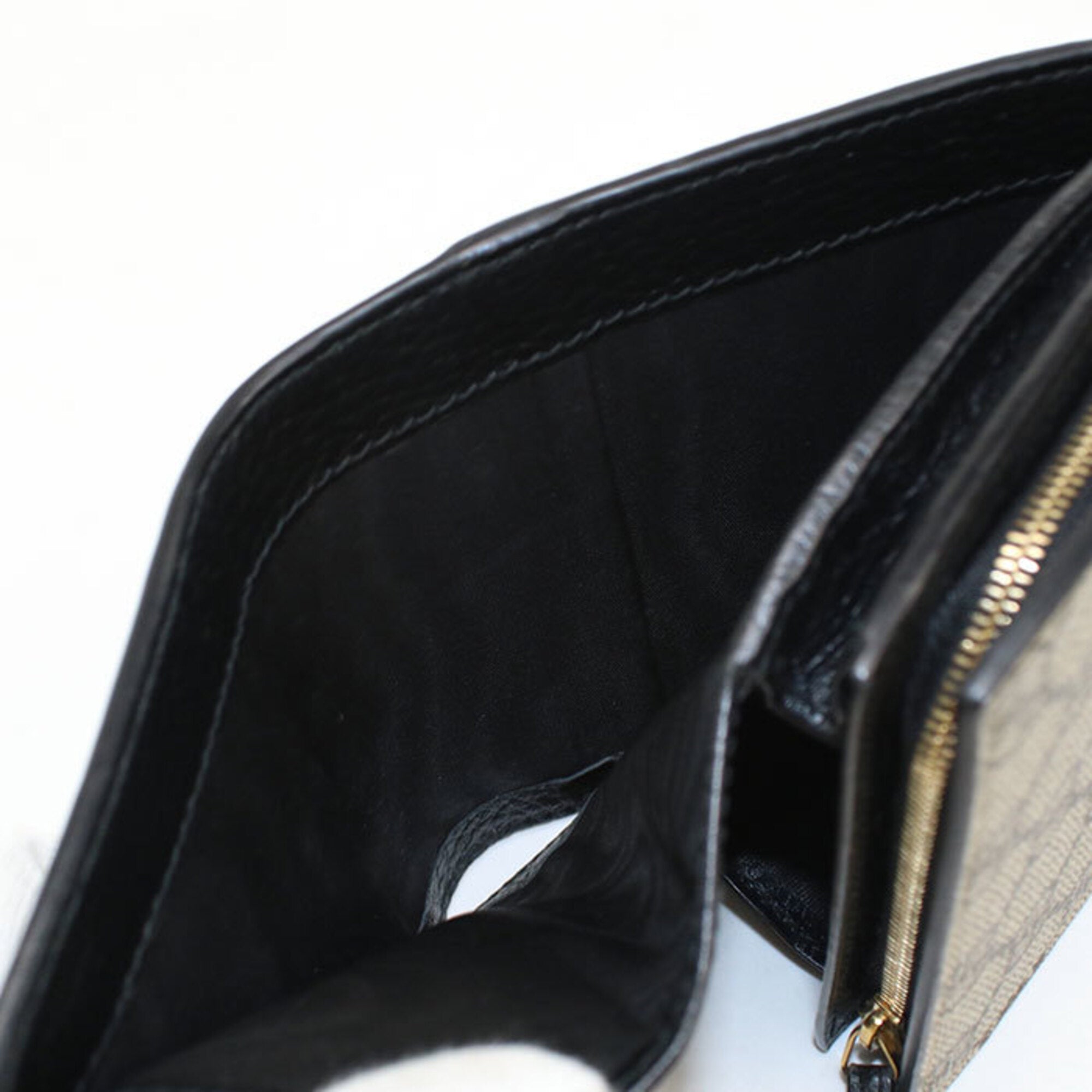 Gucci Beige Gg Supreme Wallet (Bi-Fold) (Pre-Owned)