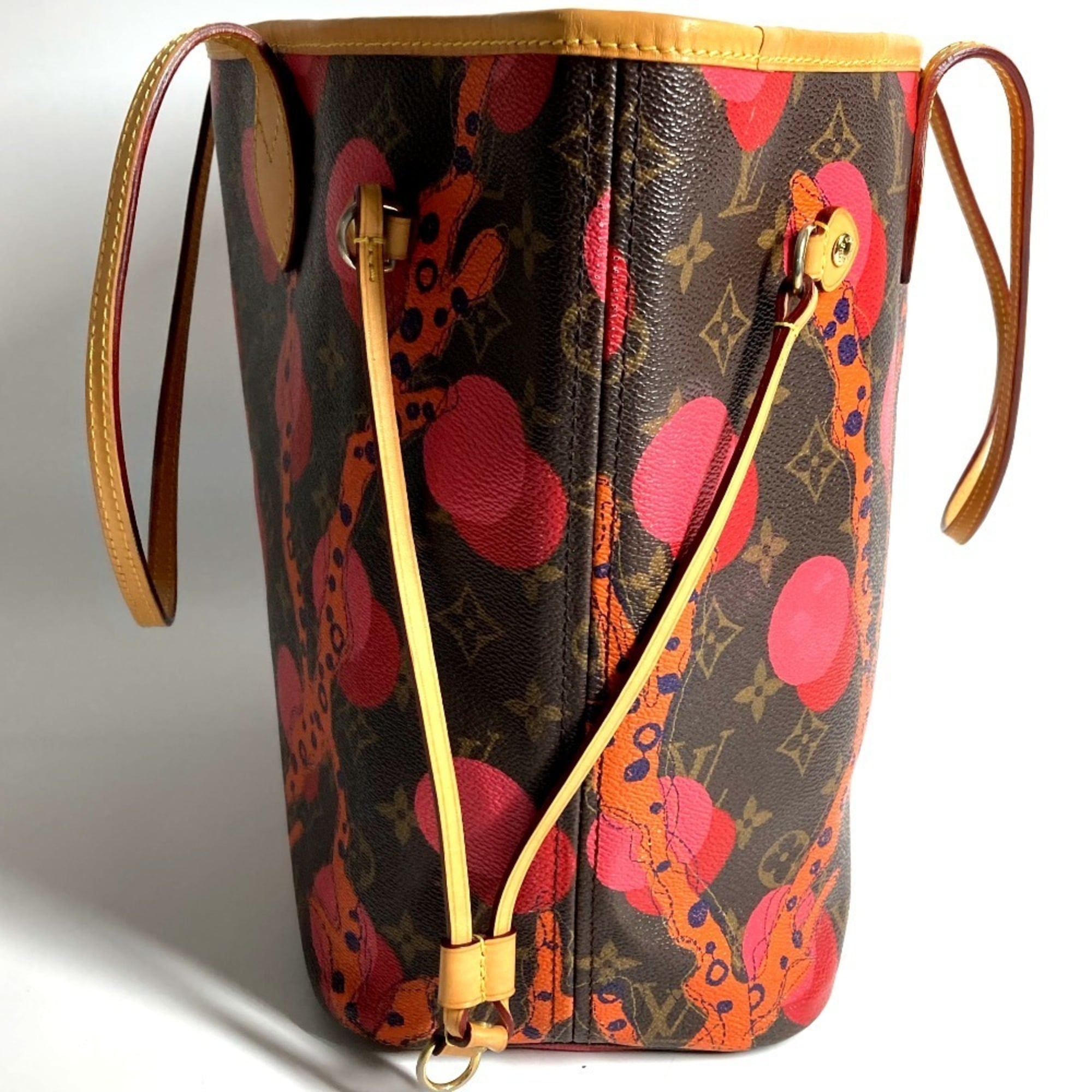 Louis Vuitton Monogram Ramages Brown Pink Monogram Shoulder Bag Tote Bag (Pre-Owned)