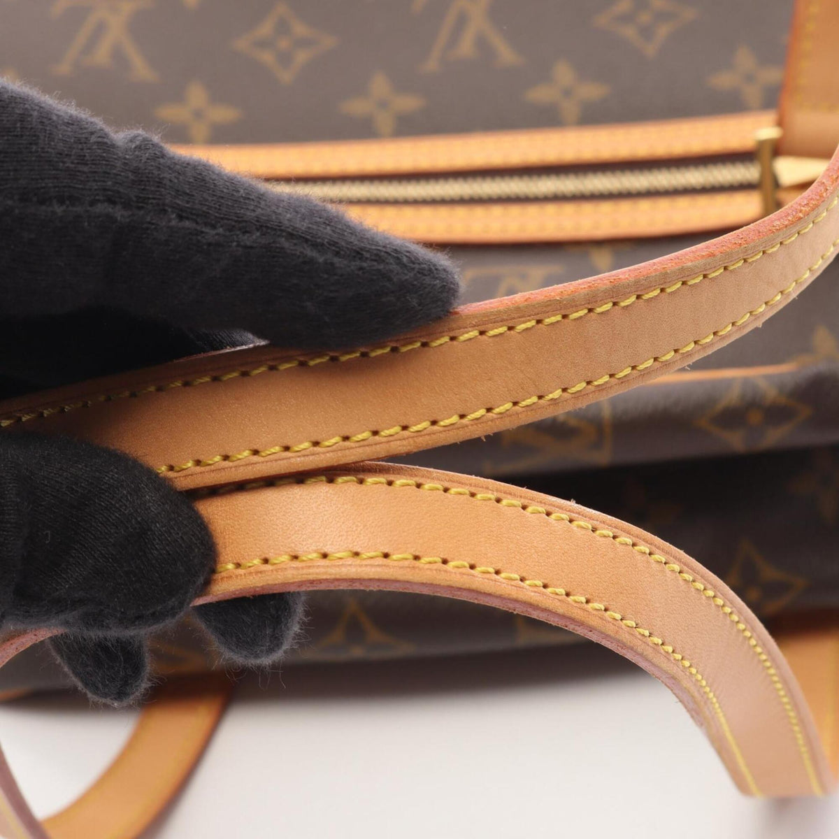 Louis Vuitton Brown Monogram Pvc Coated Canvas Leather Handbag Shoulder Bag (Pre-Owned)