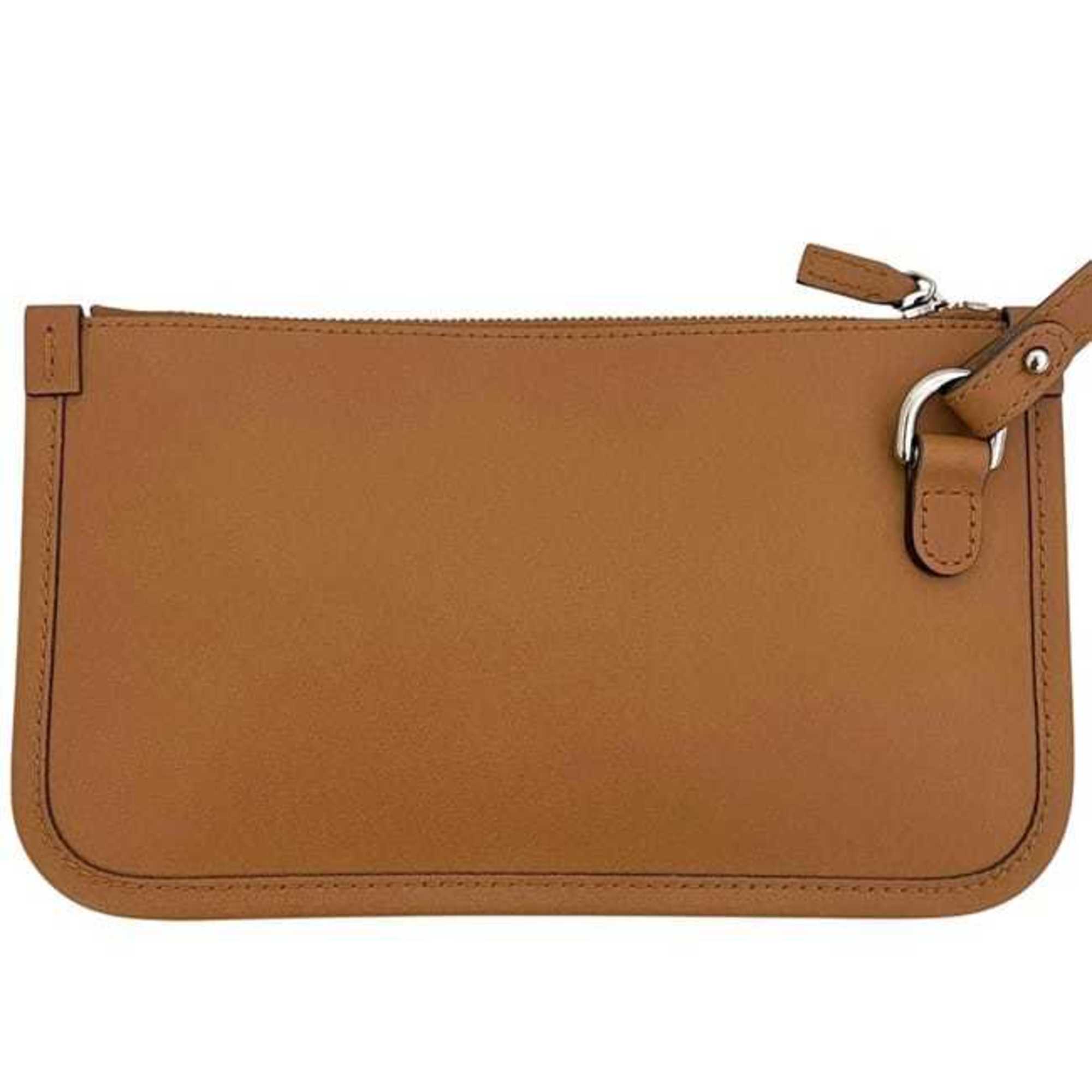 Gucci Beige Brown Camel Canvas Leather Handbag Shoulder Bag (Pre-Owned)