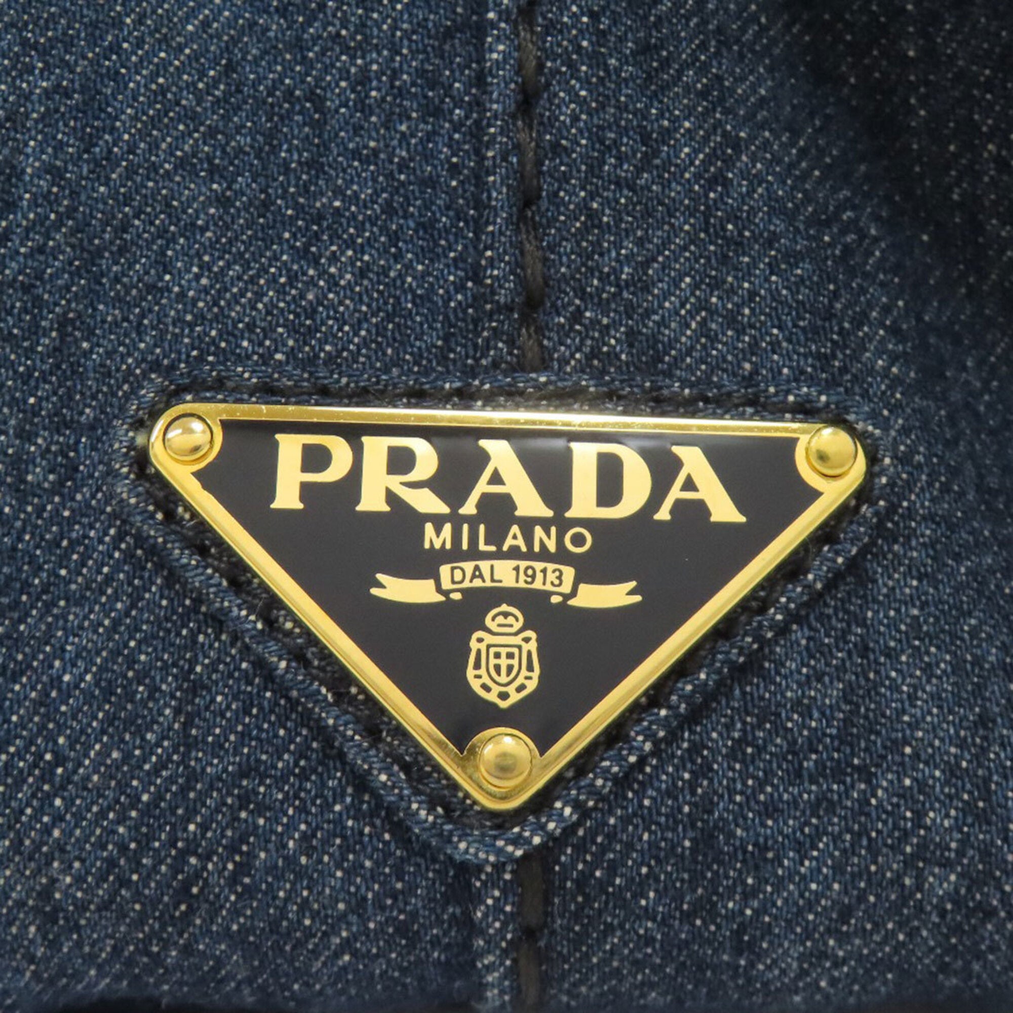 Prada Blue Denim Handbag (Pre-Owned)