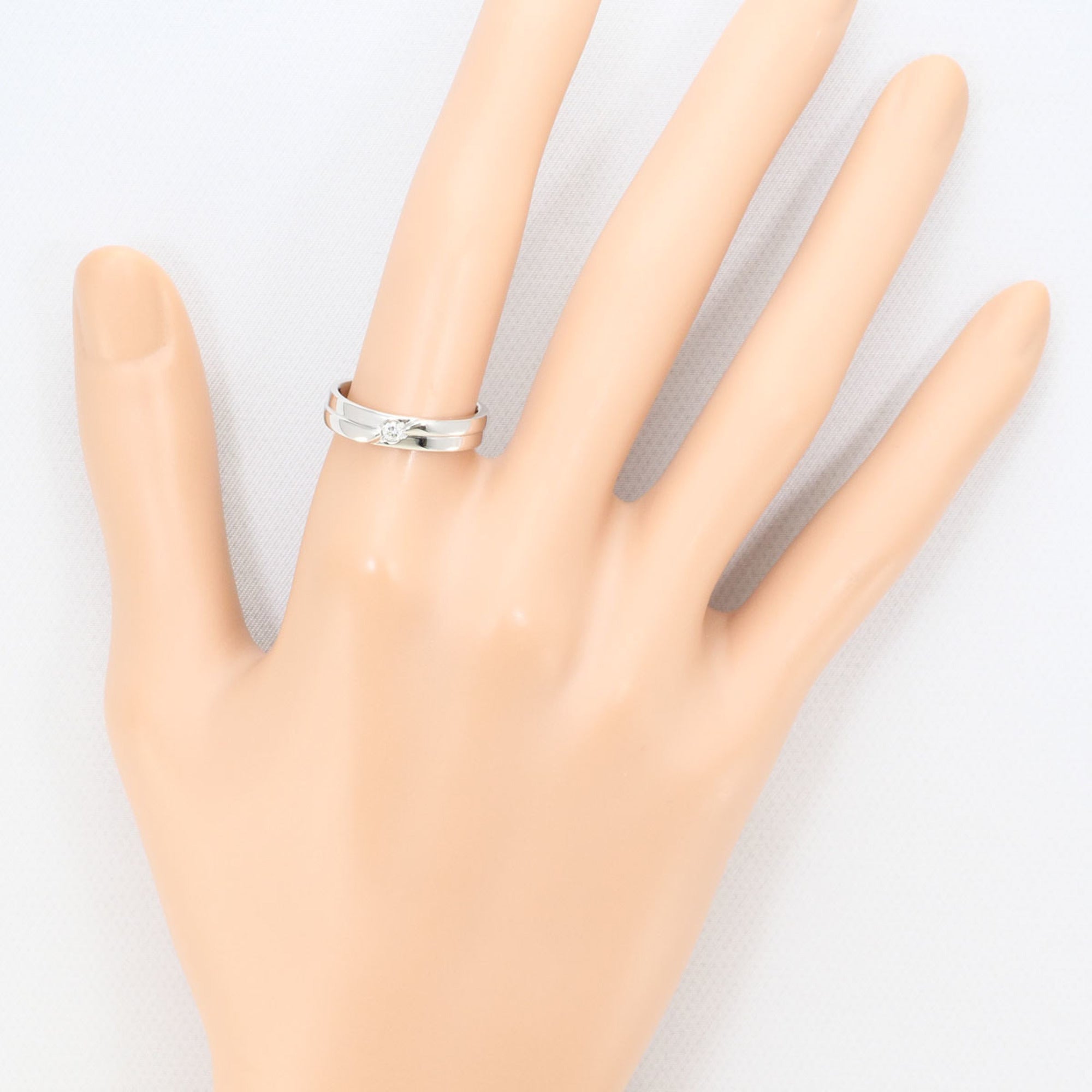 Unbranded White Gold White Gold (14K) Band Ring (Pre-Owned)