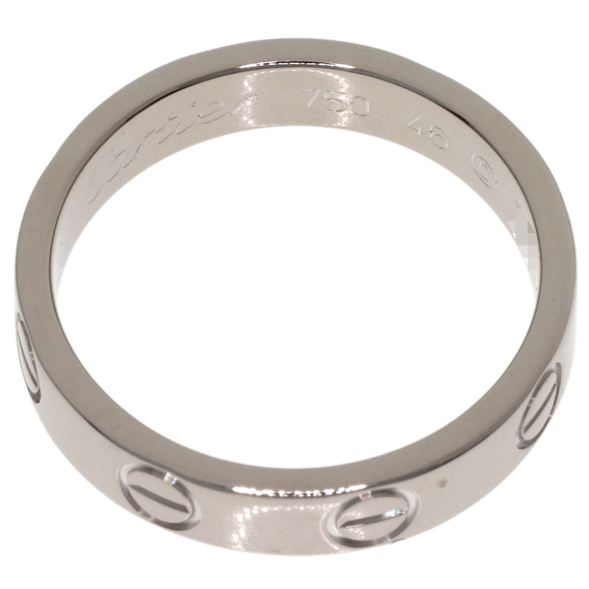 Cartier White Gold White Gold (18K) Band Ring (Pre-Owned)