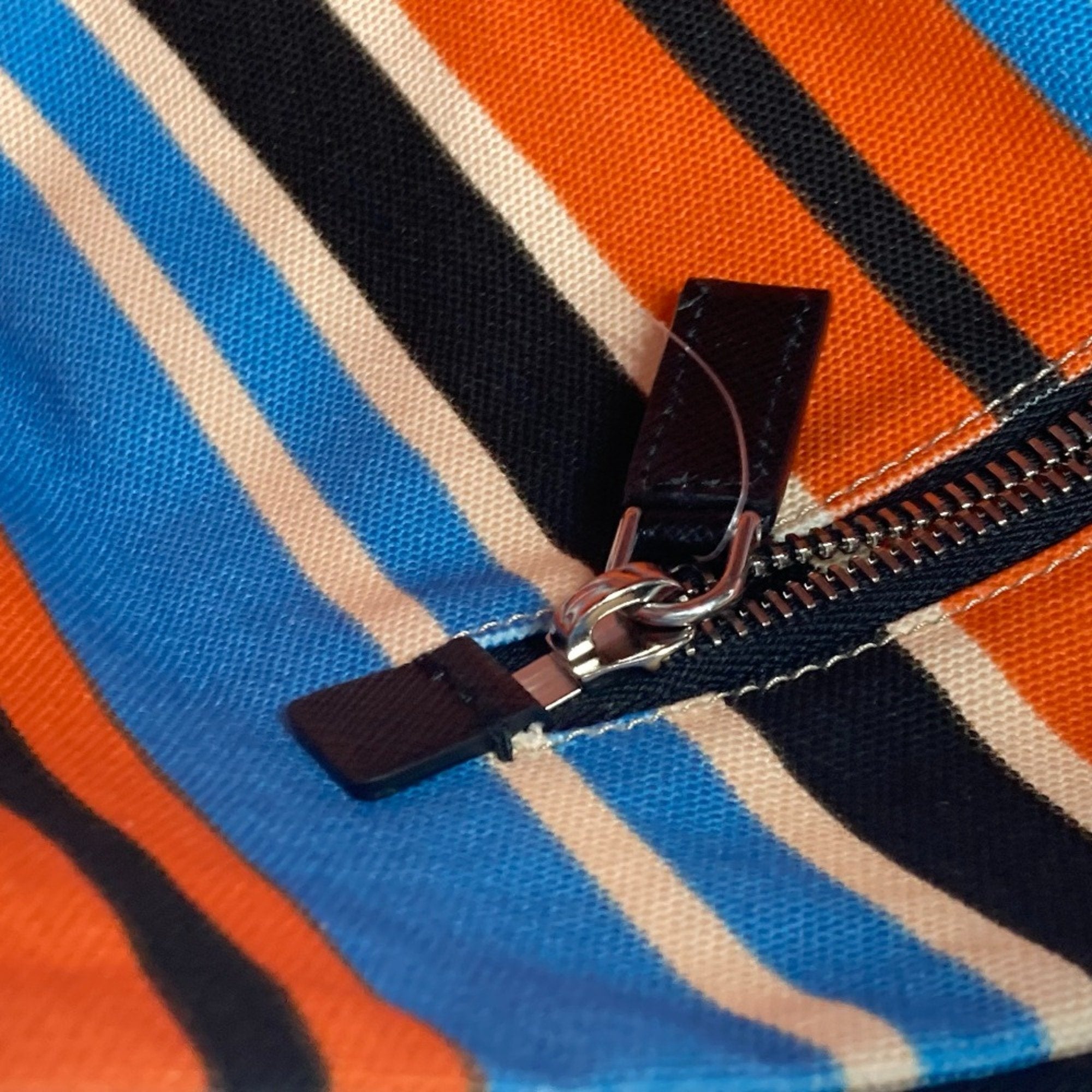 Prada Orange Cloth Shoulder Bag (Pre-Owned)