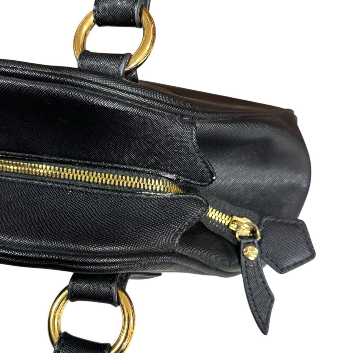 Vivienne Westwood Black Leather Handbag (Pre-Owned)