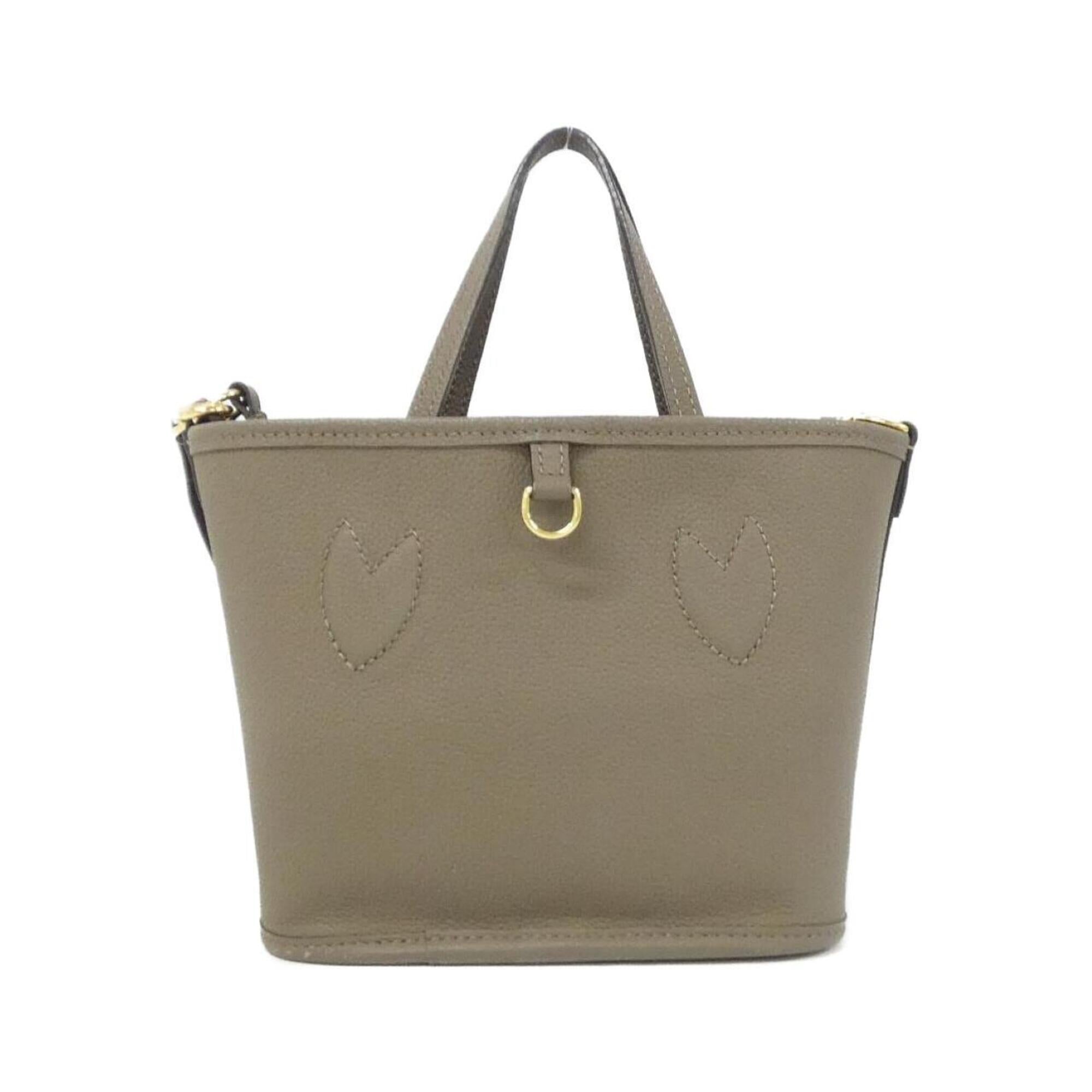 Louis Vuitton Brown Coated Canvas Leather Handbag (Pre-Owned)