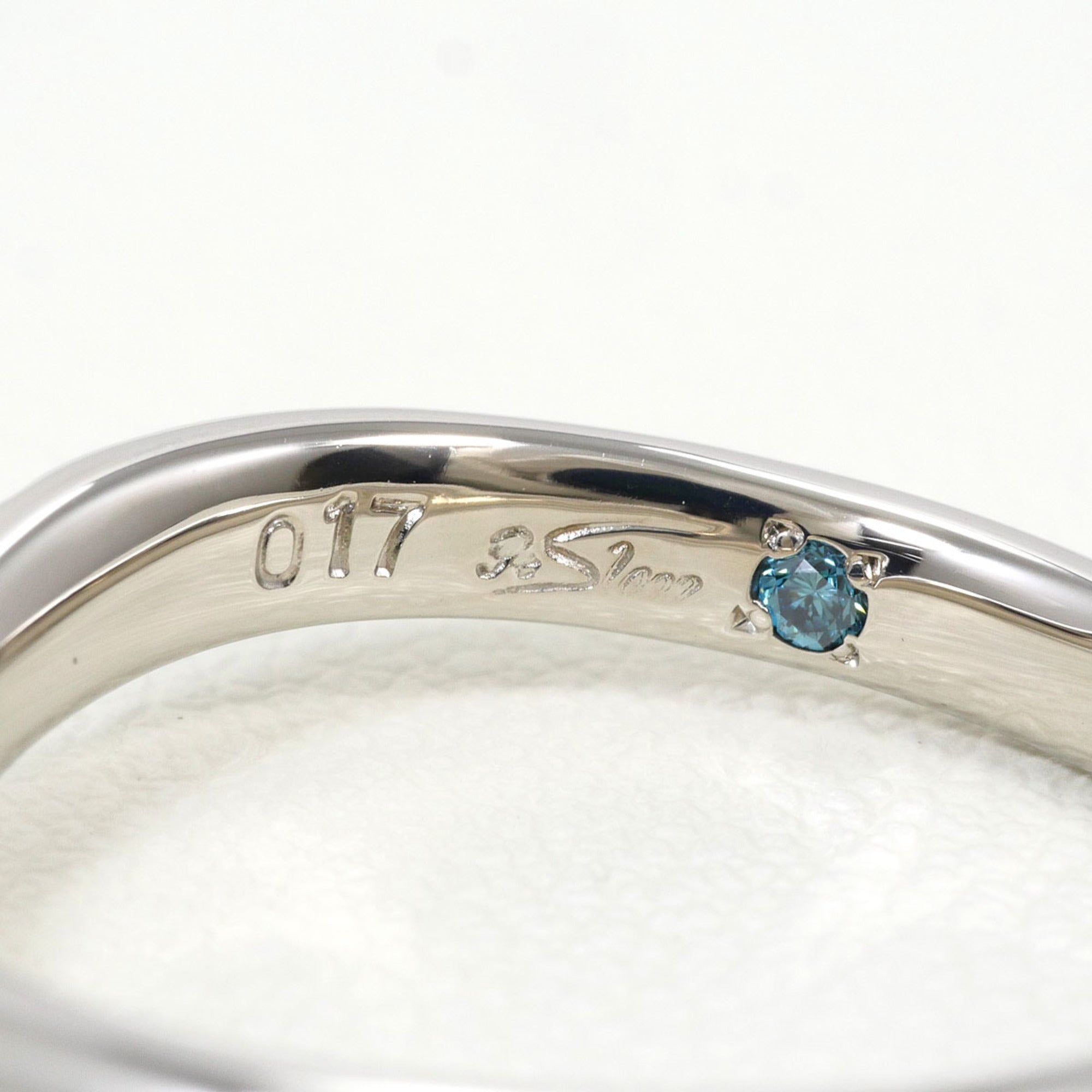 Unbranded Blue Platinum Platinum 1000 Band Ring (Pre-Owned)