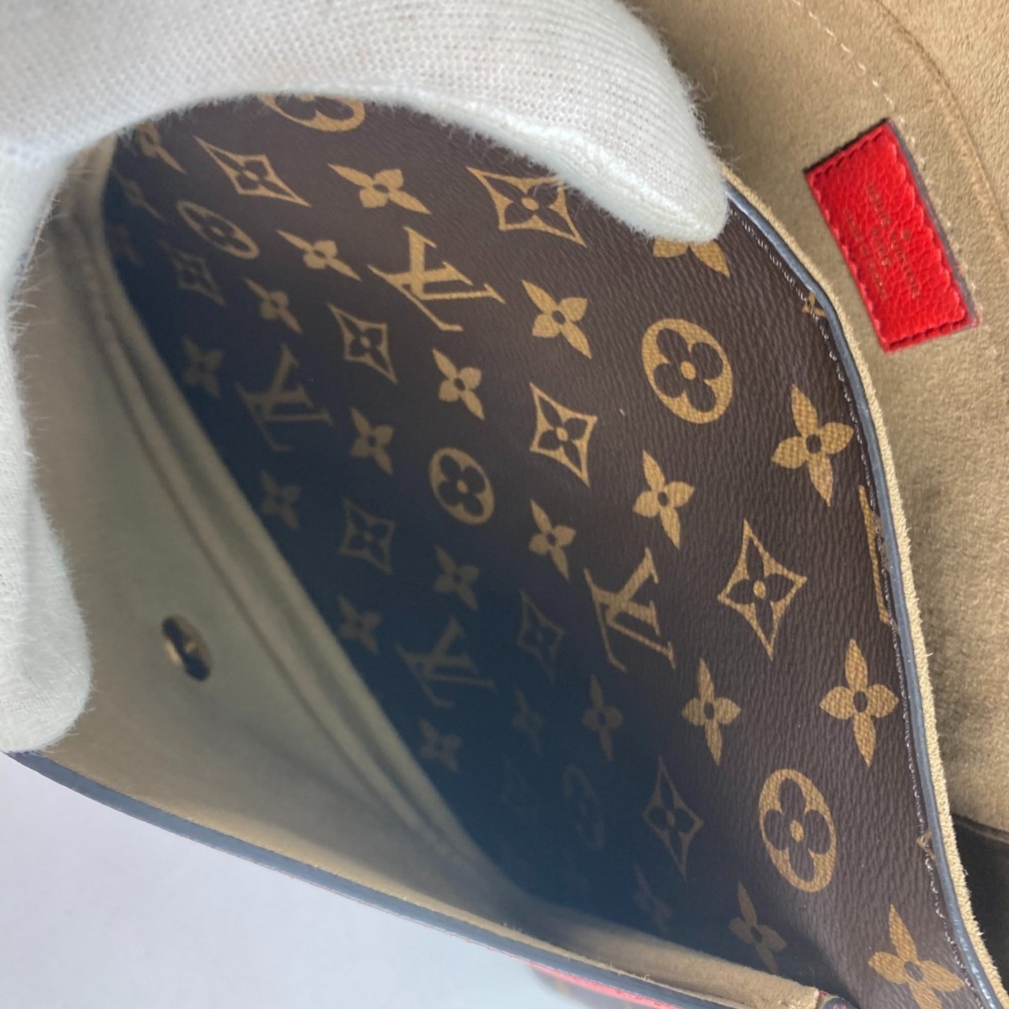 Louis Vuitton Coquelicots Monogram Handbag Shoulder Bag Tote Bag (Pre-Owned)
