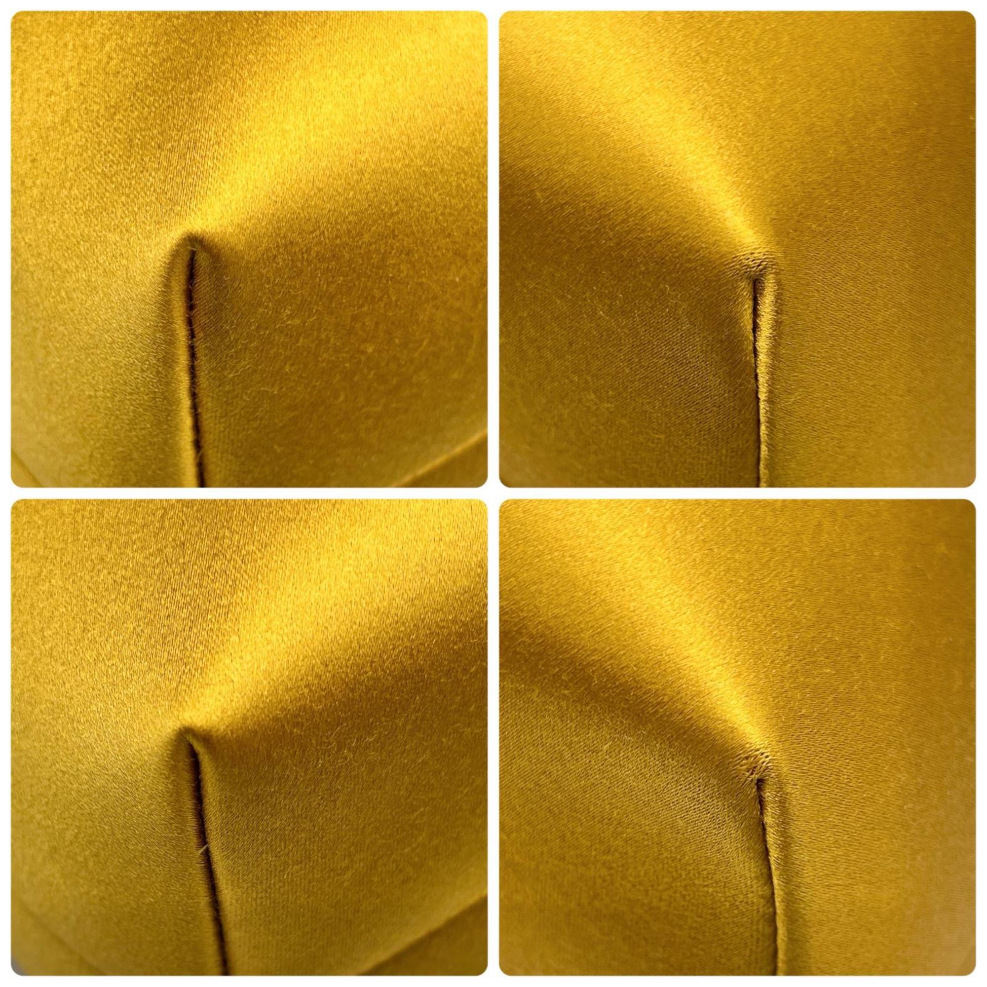 Jimmy Choo Yellow Satin Shoulder Bag (Pre-Owned)