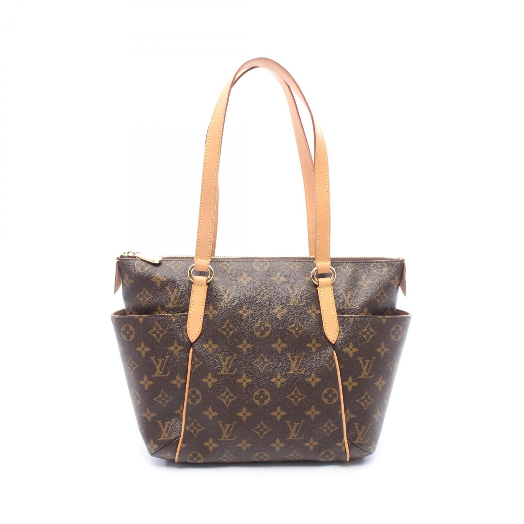 Louis Vuitton Brown Monogram Coated Canvas Handbag Tote Bag (Pre-Owned)