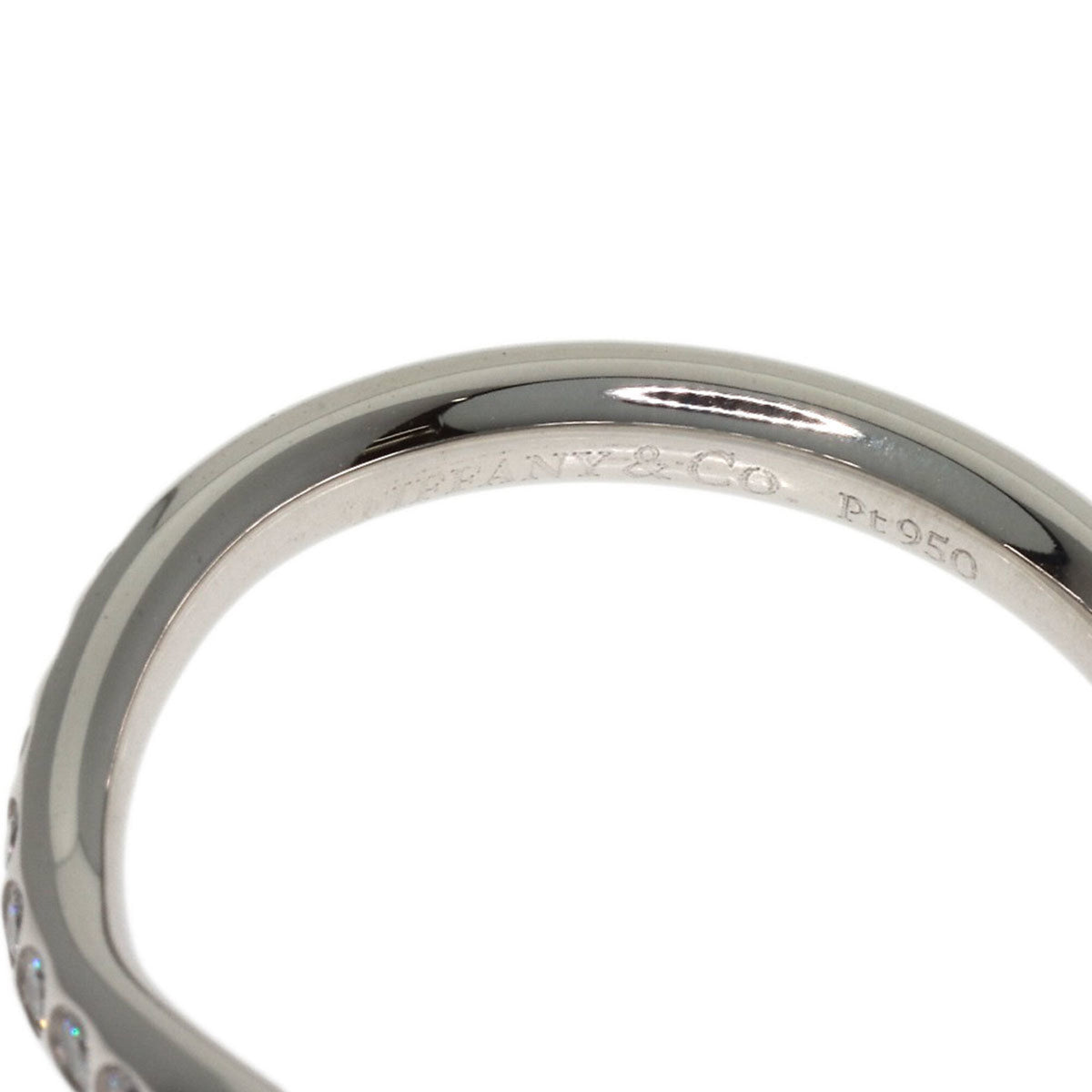 Tiffany Platinum 950 Band Ring (Pre-Owned)