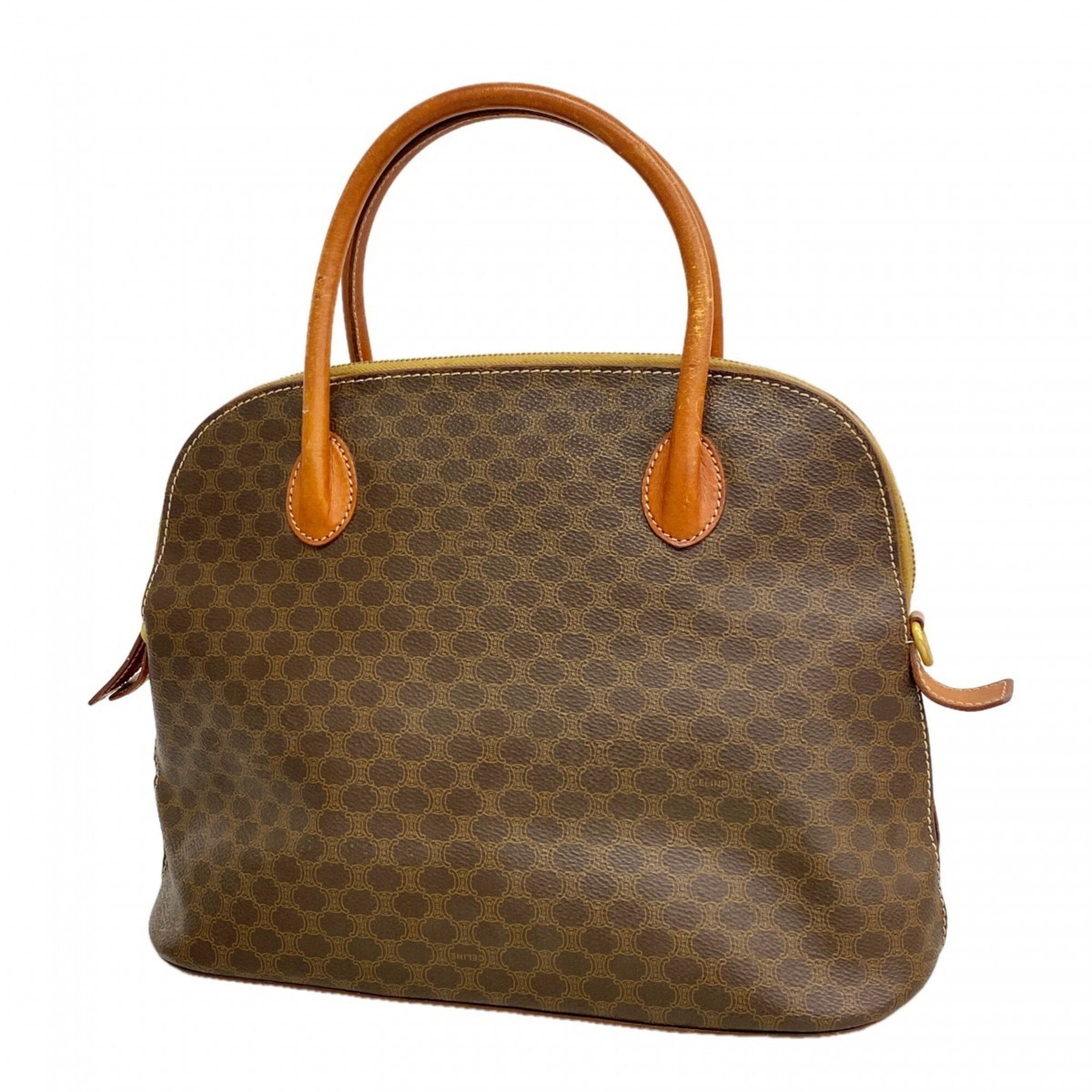 Celine Brown Pvc Handbag (Pre-Owned)