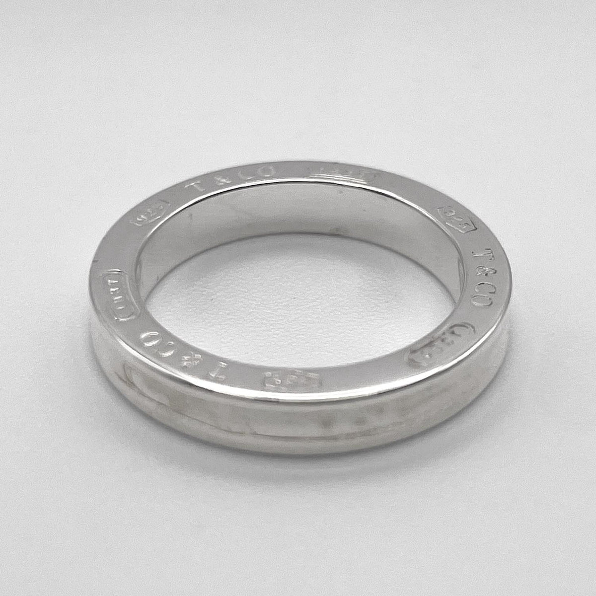 Tiffany Silver 925 Band Ring (Pre-Owned)