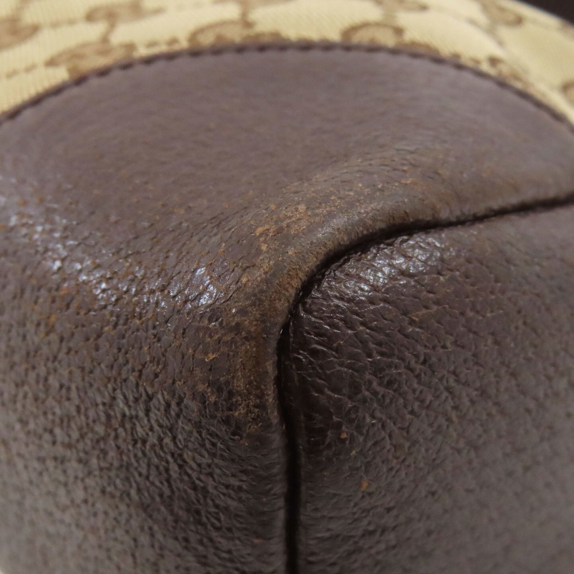 Gucci Gg Canvas Brown Gg Canvas Shoulder Bag (Pre-Owned)