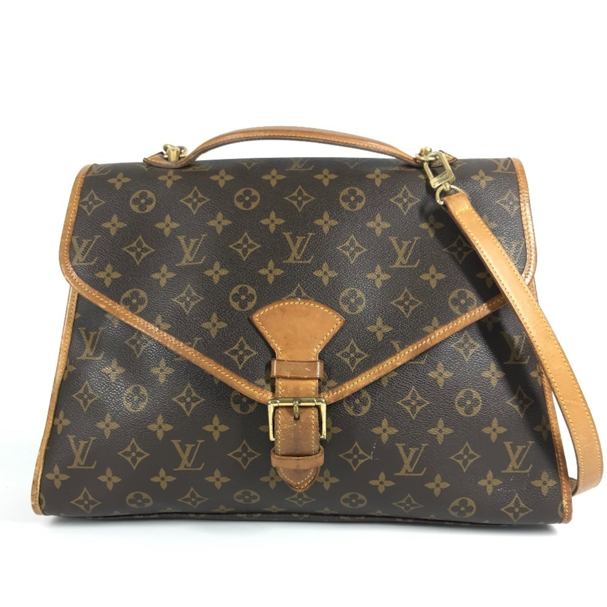 Louis Vuitton Brown Monogram Handbag Shoulder Bag (Pre-Owned)