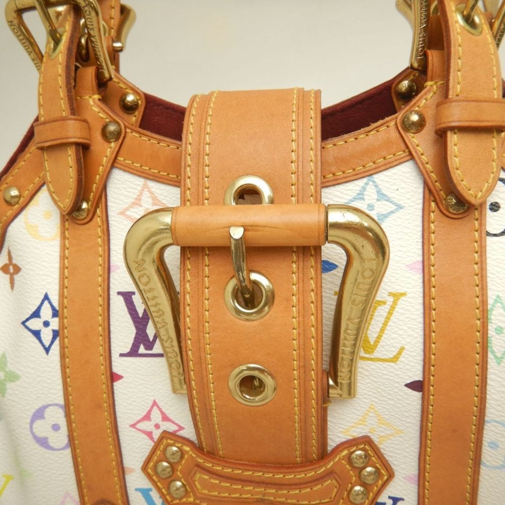 Louis Vuitton Blanc Monogram Multi-Color Monogram Handbag (Pre-Owned)
