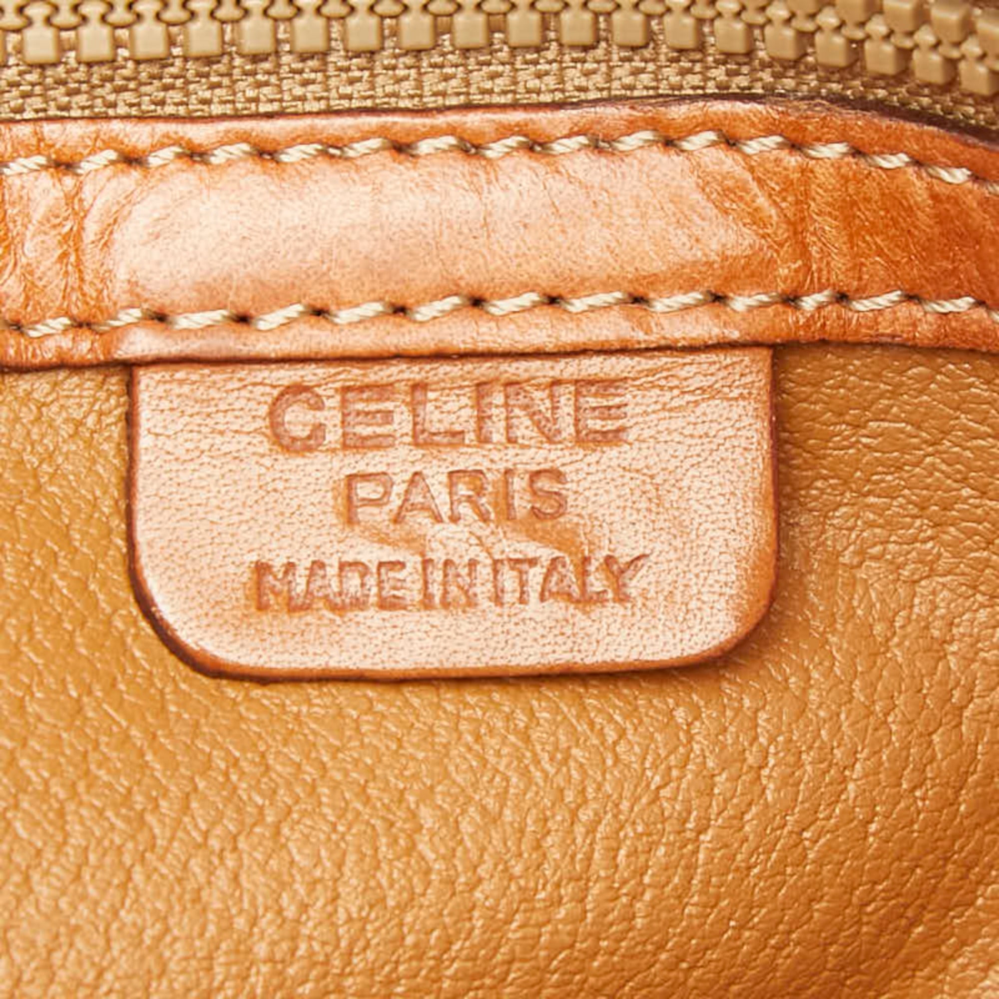 Celine Brown Pvc Leather Handbag (Pre-Owned)
