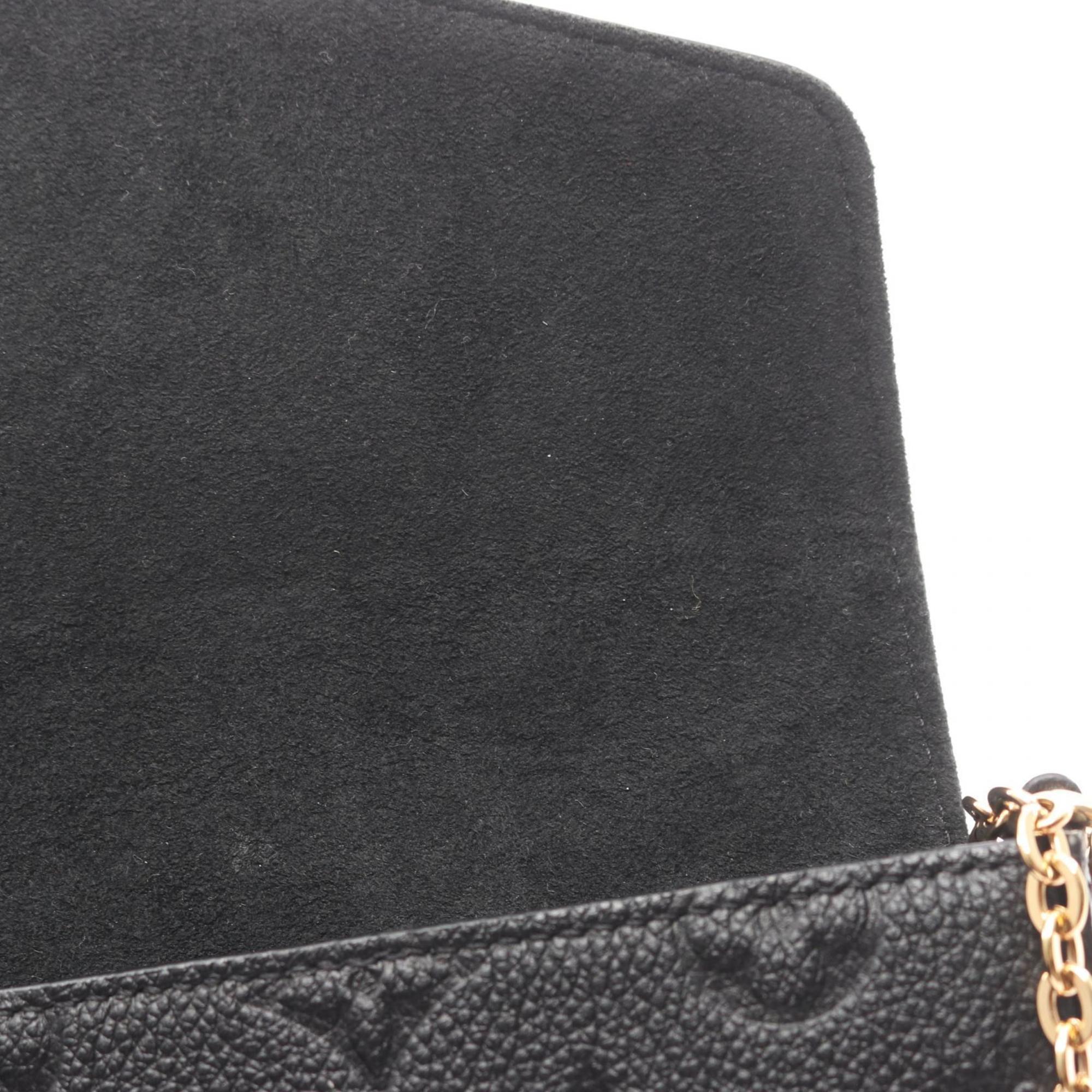 Louis Vuitton Black Noir Monogram Empreinte Pochette Shoulder Bag (Pre-Owned)