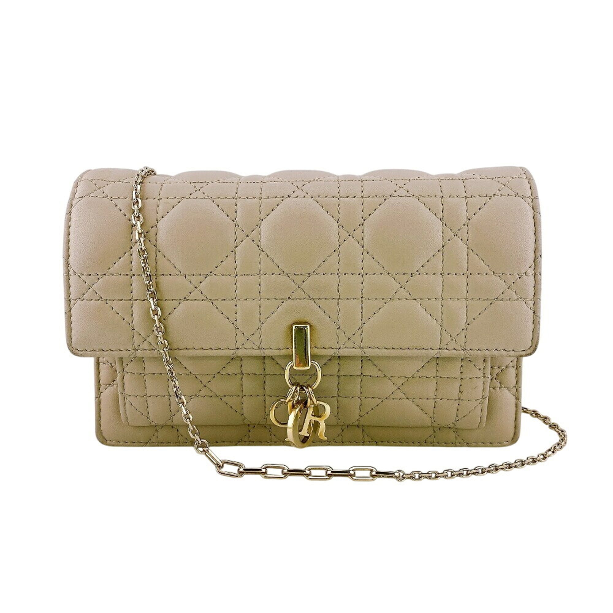 Christian Dior Beige Leather (Pre-Owned)