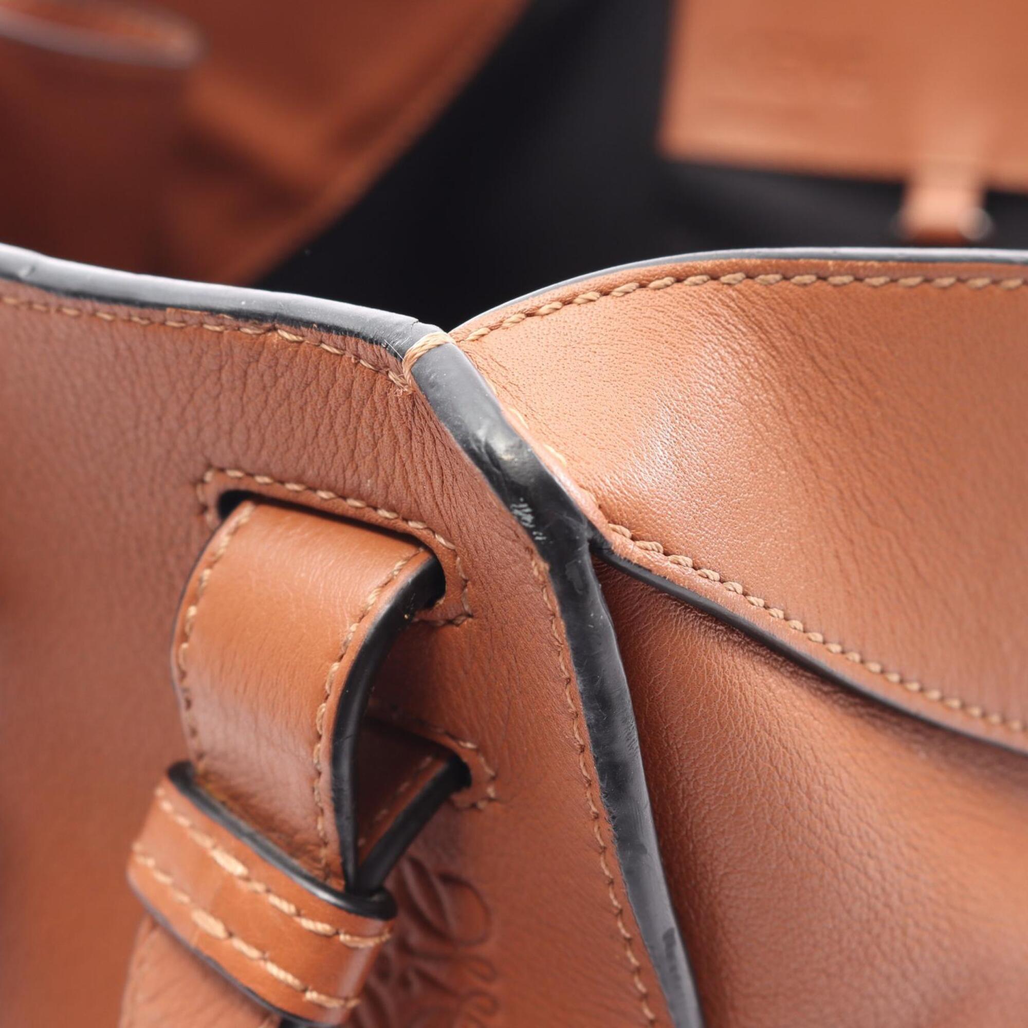 Loewe Hammock Brown Leather Handbag (Pre-Owned)