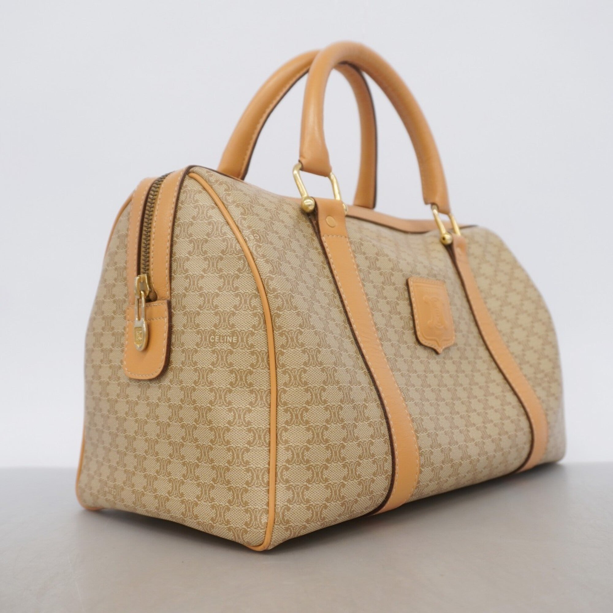 Celine Beige Pvc Handbag (Pre-Owned)
