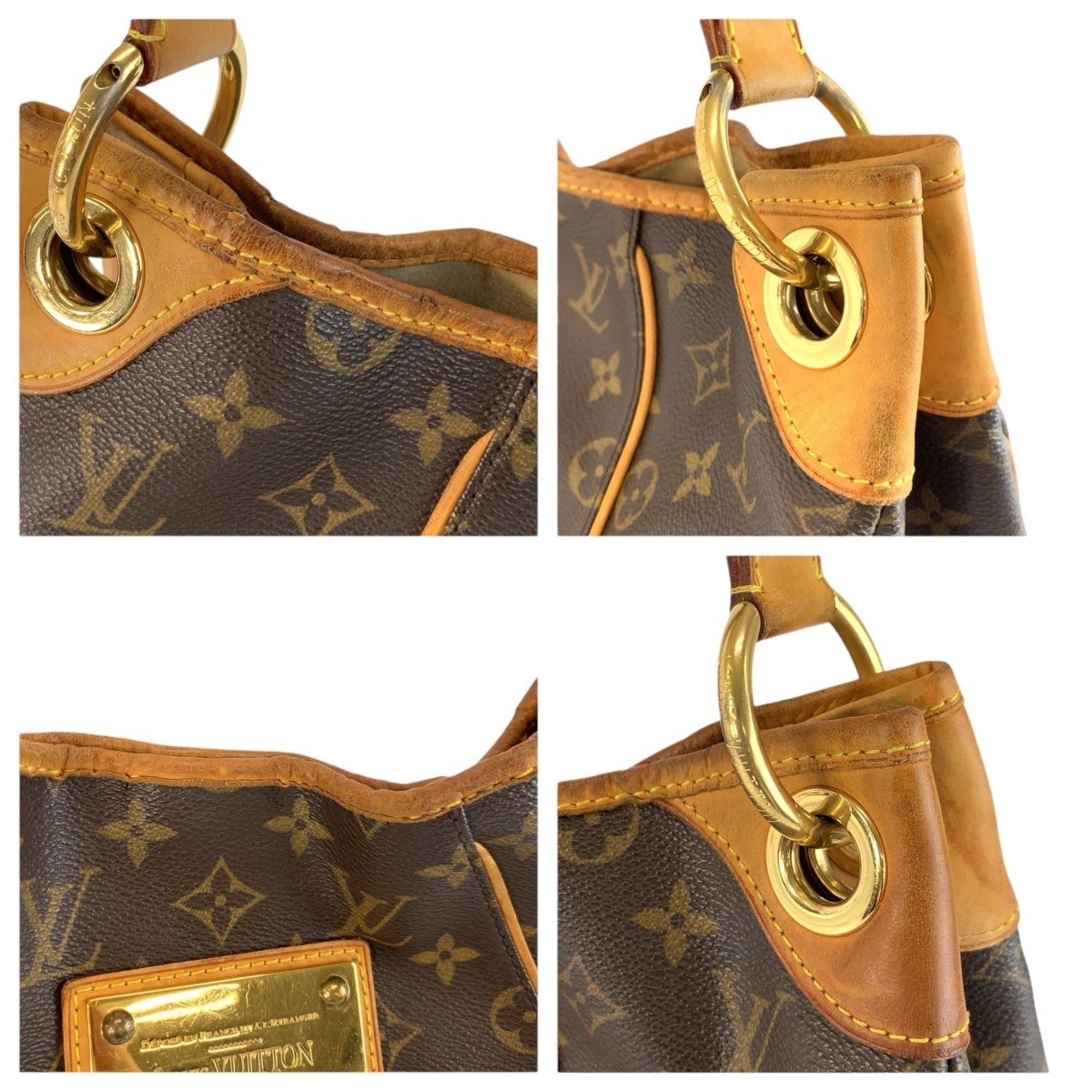 Louis Vuitton Brown Pvc Leather Handbag Shoulder Bag (Pre-Owned)