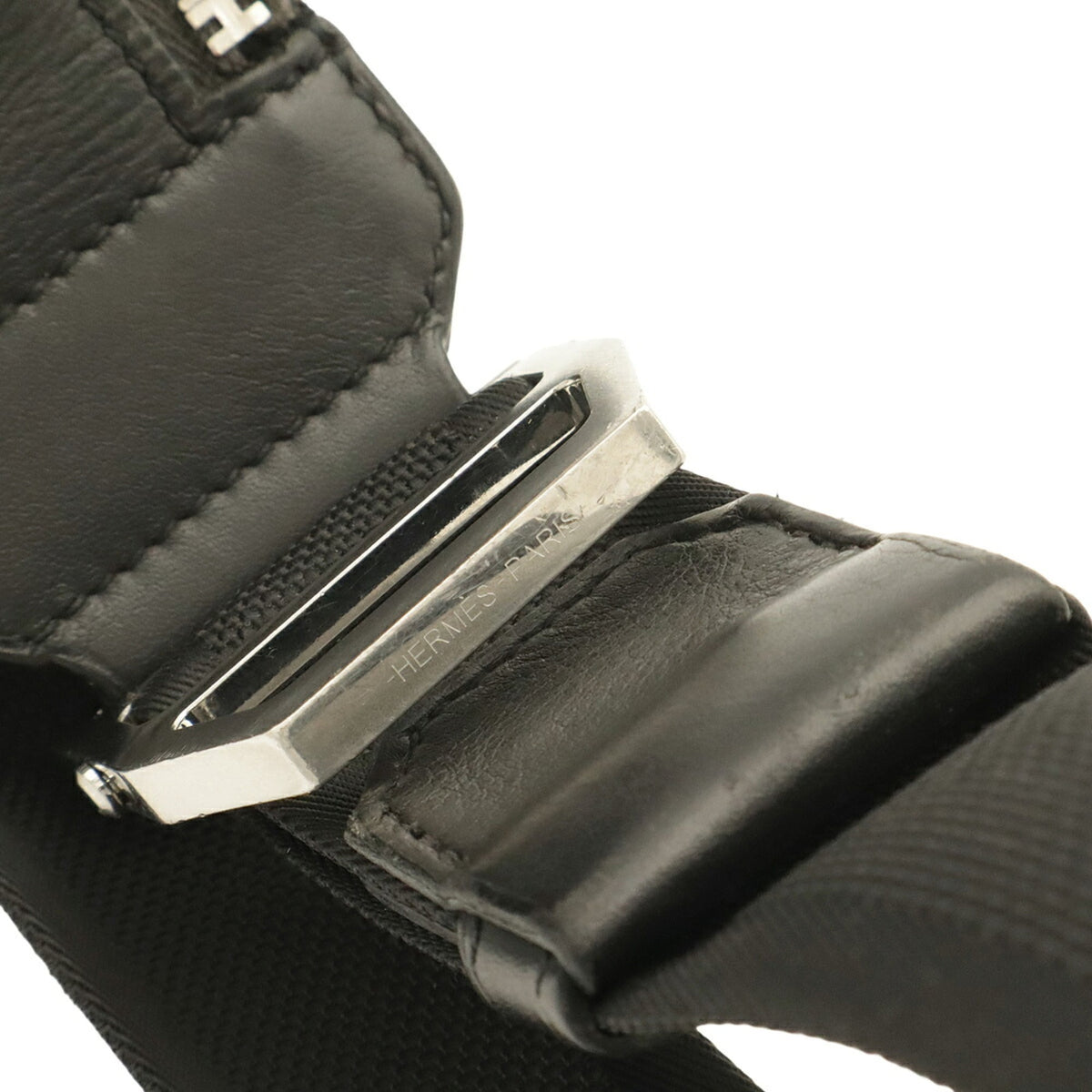 Hermes Black Swift Leather Shoulder Bag Sling Bag (Pre-Owned)