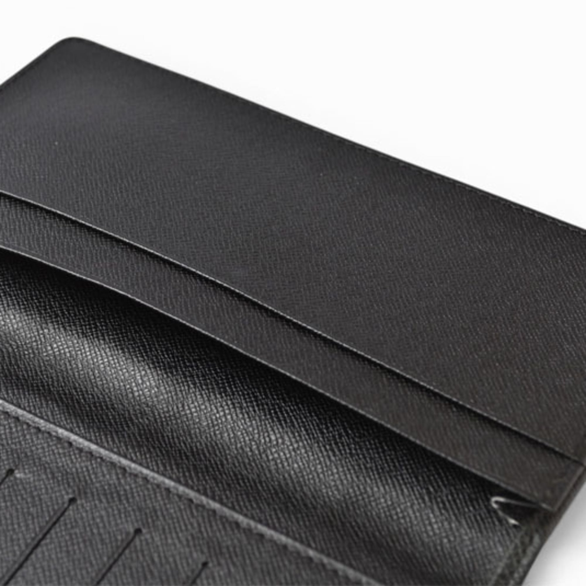 Louis Vuitton Taiga Ardoise Leather Long Wallet (Bi-Fold) (Pre-Owned)