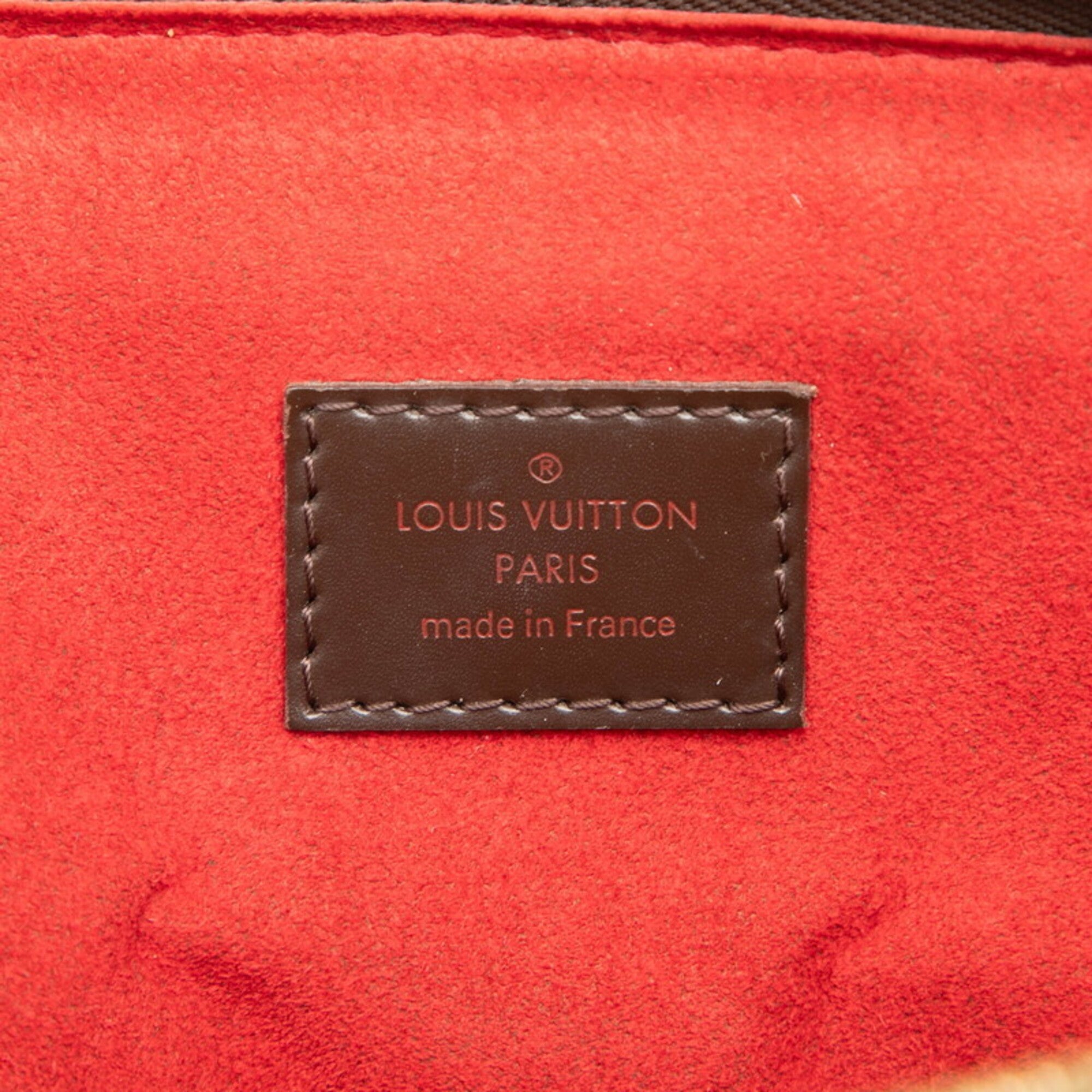 Louis Vuitton Damier Brown Pvc Leather Handbag Shoulder Bag (Pre-Owned)