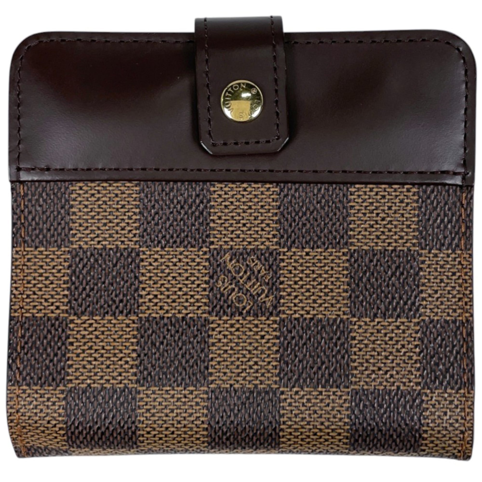 Louis Vuitton Brown Damier Canvas Wallet (Bi-Fold) (Pre-Owned)