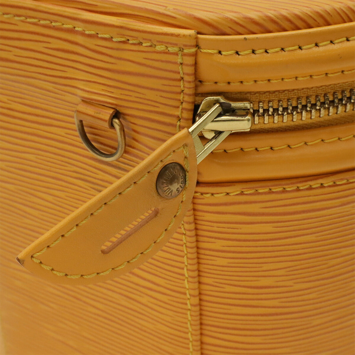 Louis Vuitton Yellow Epi Leather Handbag Vanity Bag (Pre-Owned)