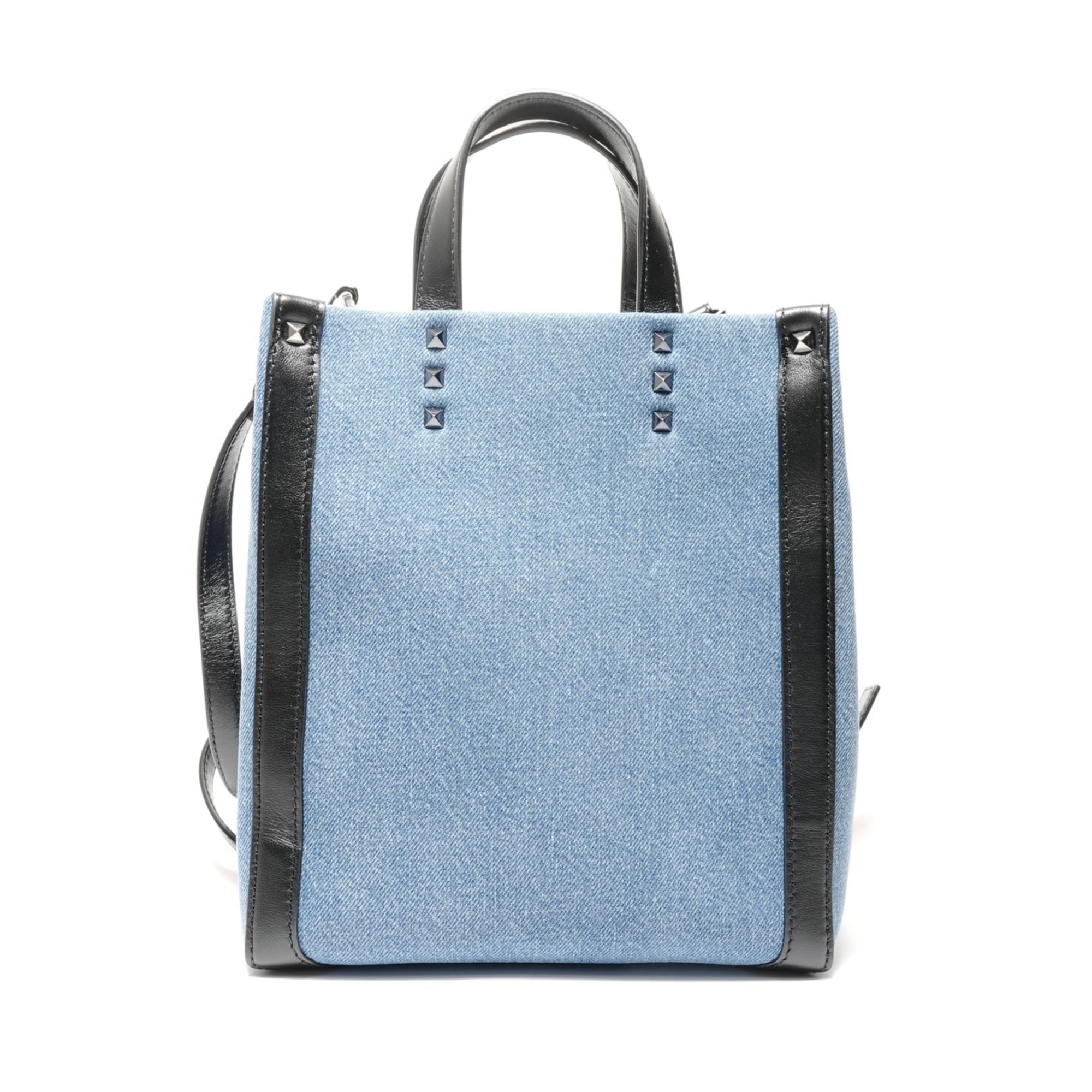 Valentino Navy Denim Handbag (Pre-Owned)