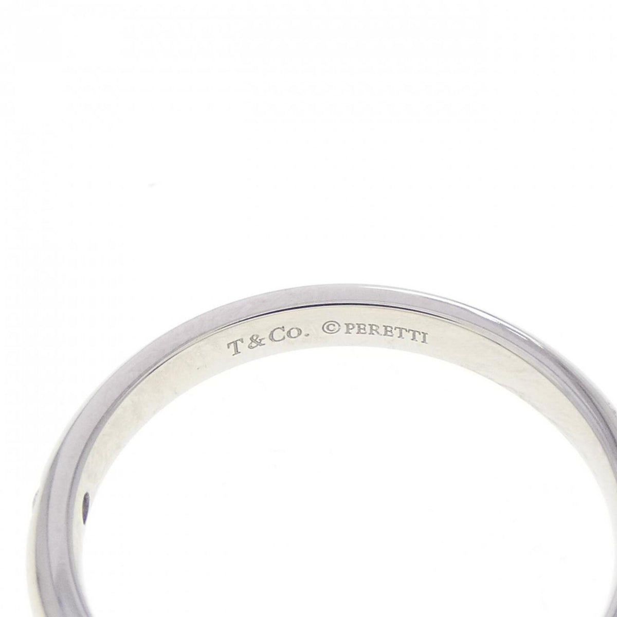Tiffany Platinum 950 Band Ring (Pre-Owned)