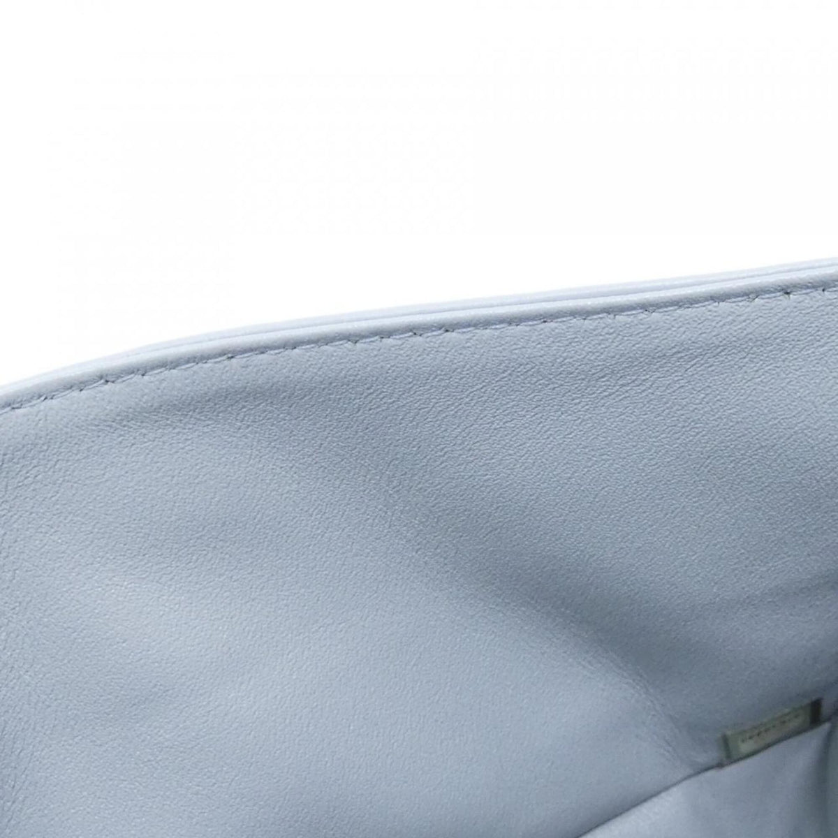 Chanel Light Blue Leather Shoulder Bag (Pre-Owned)