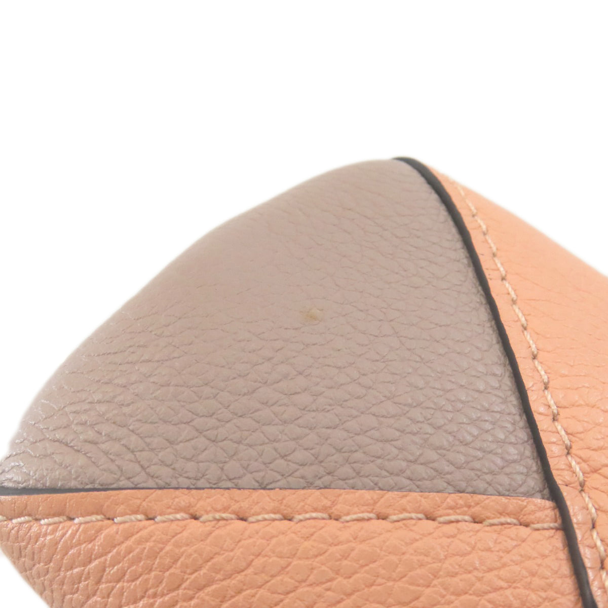 Louis Vuitton Gray Pink Purple Leather Shoulder Bag (Pre-Owned)