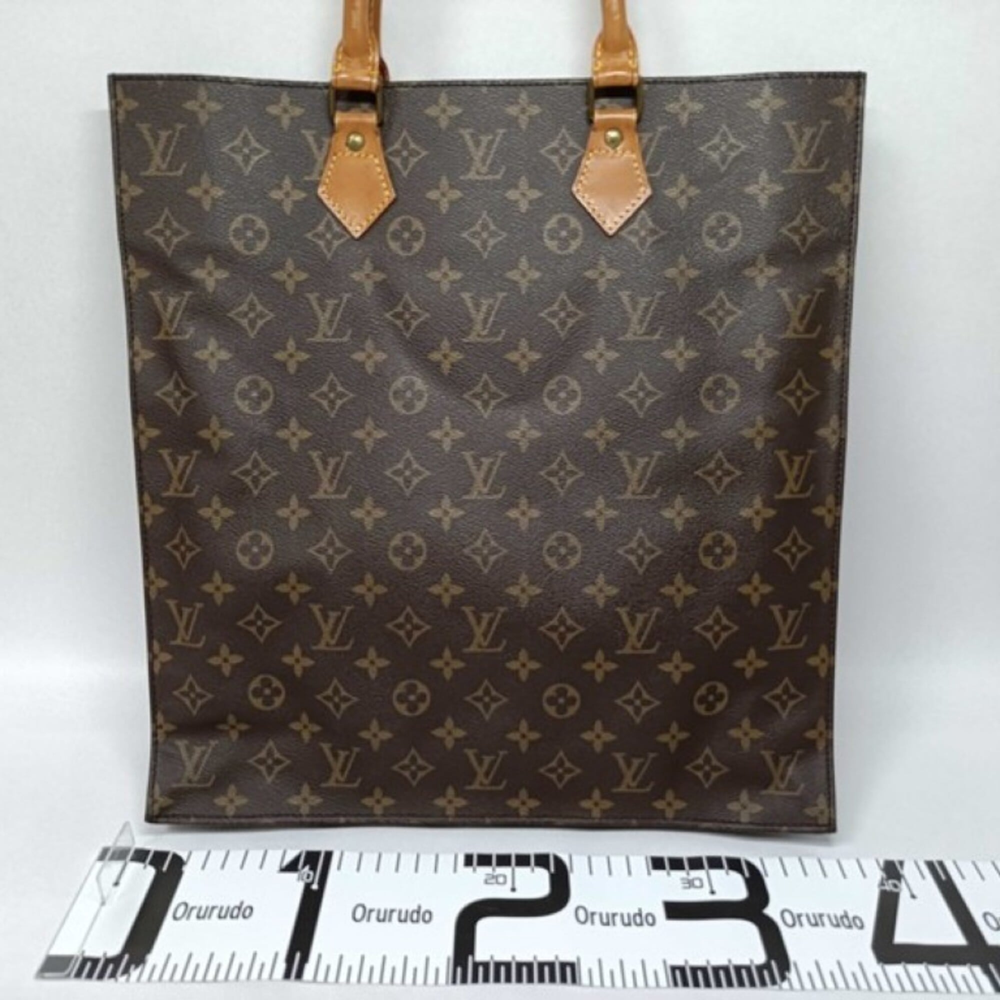 Louis Vuitton Black Blue Brown Monogram Monogram Handbag Tote Bag (Pre-Owned)