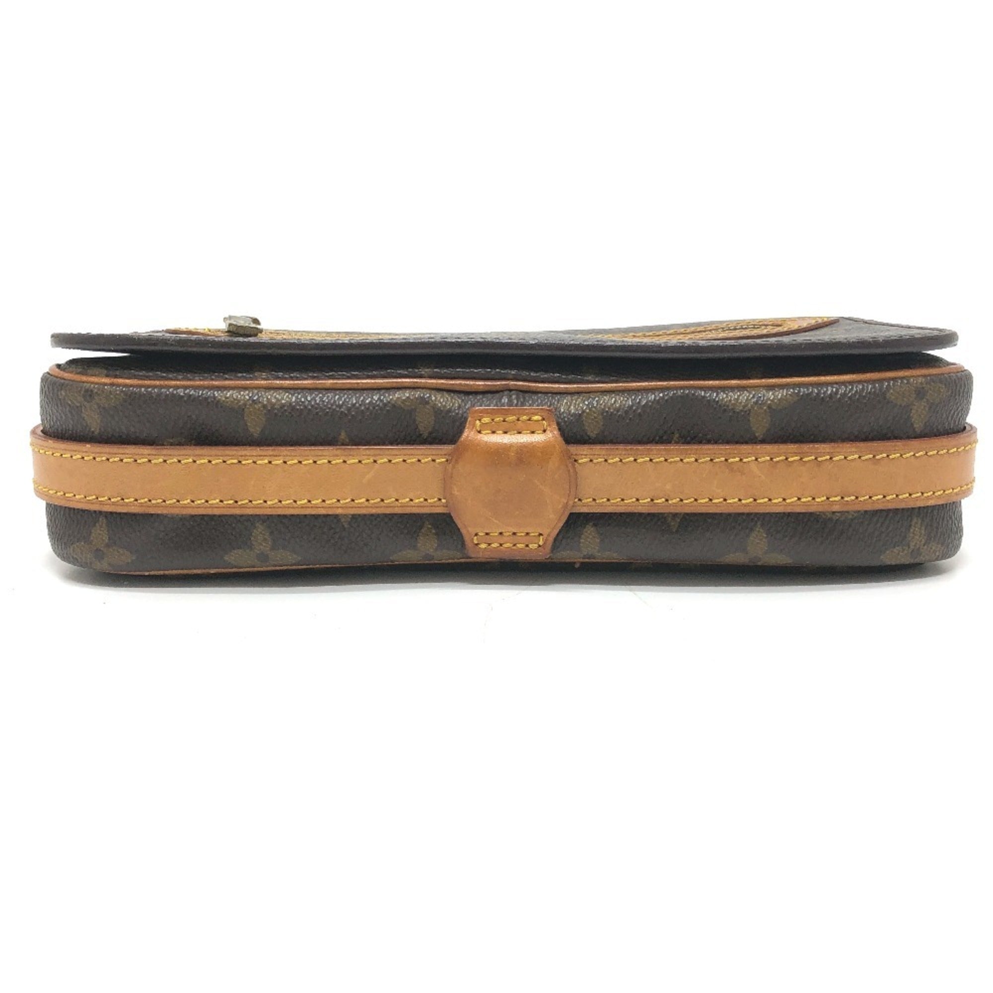 Louis Vuitton Brown Monogram Canvas Pochette Shoulder Bag (Pre-Owned)