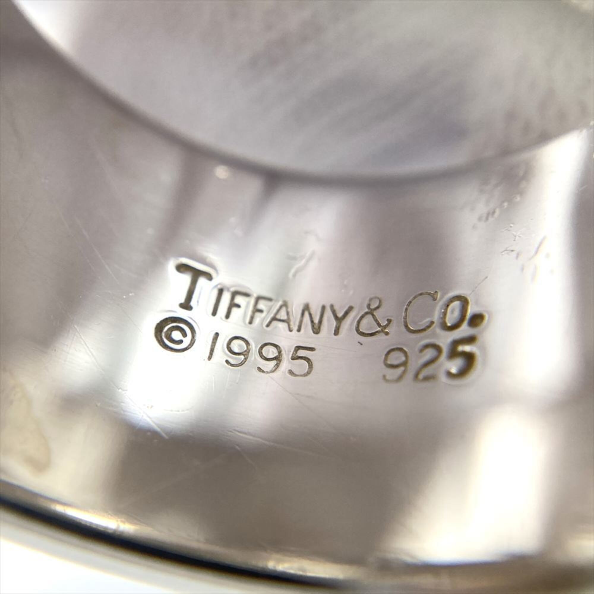 Tiffany Silver Silver 925 Band Ring (Pre-Owned)