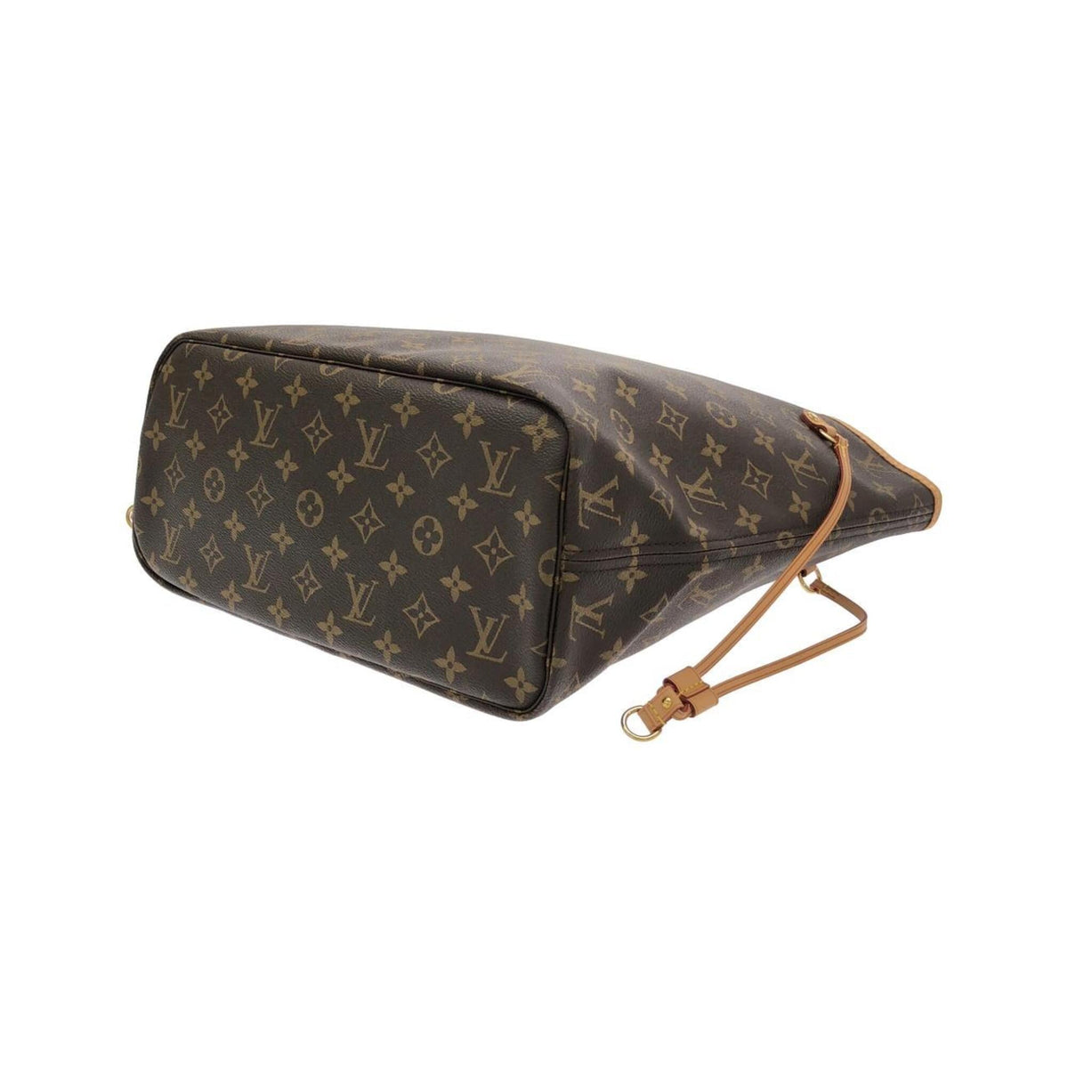 Louis Vuitton Marron Monogram Coated Canvas Handbag Pouch (Pre-Owned)