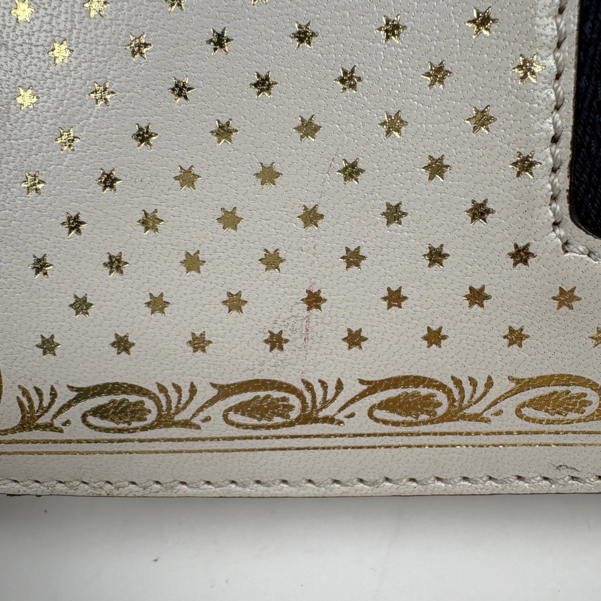 Gucci Ivory Leather Shoulder Bag (Pre-Owned)