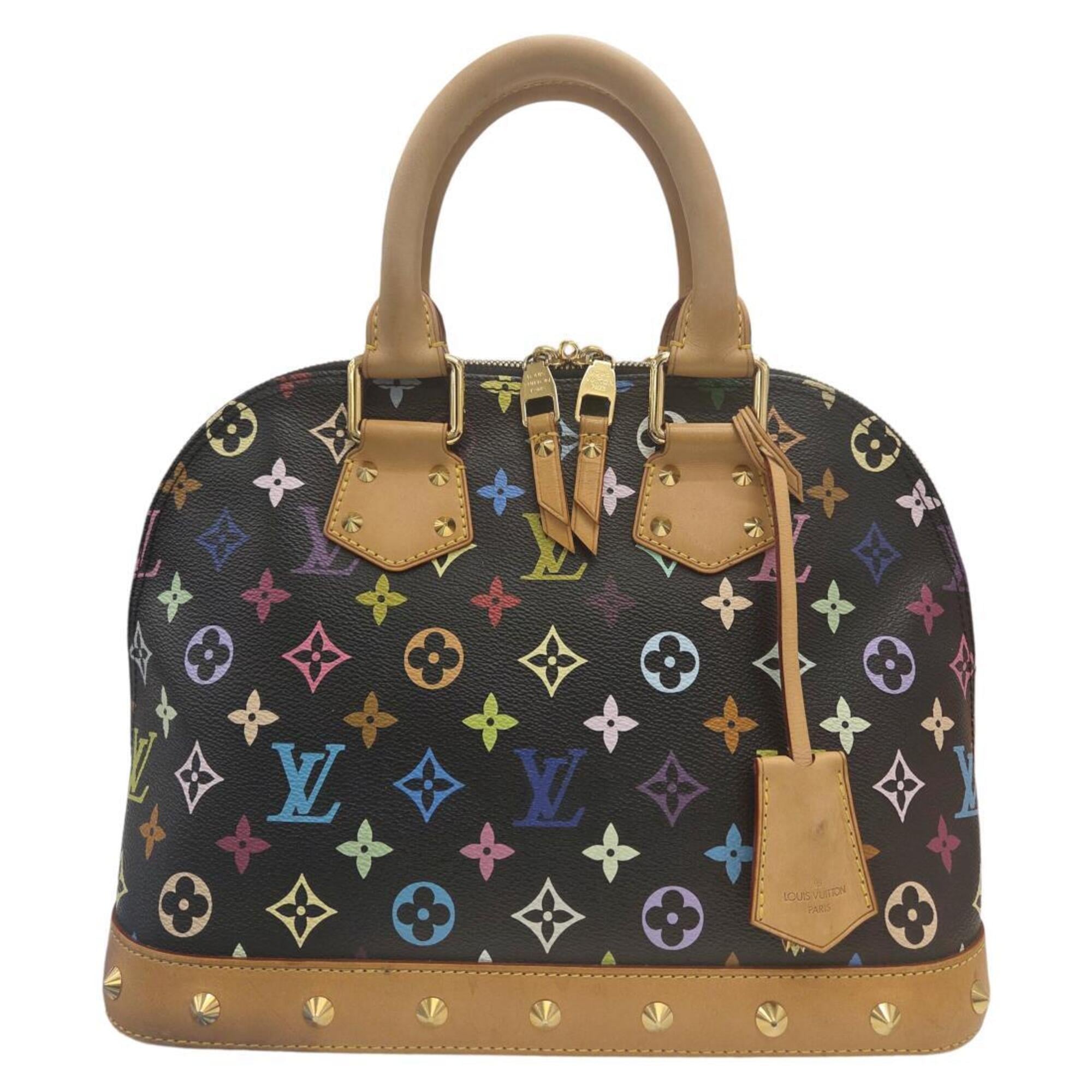 Louis Vuitton Multi-Color Noir Monogram Handbag (Pre-Owned)